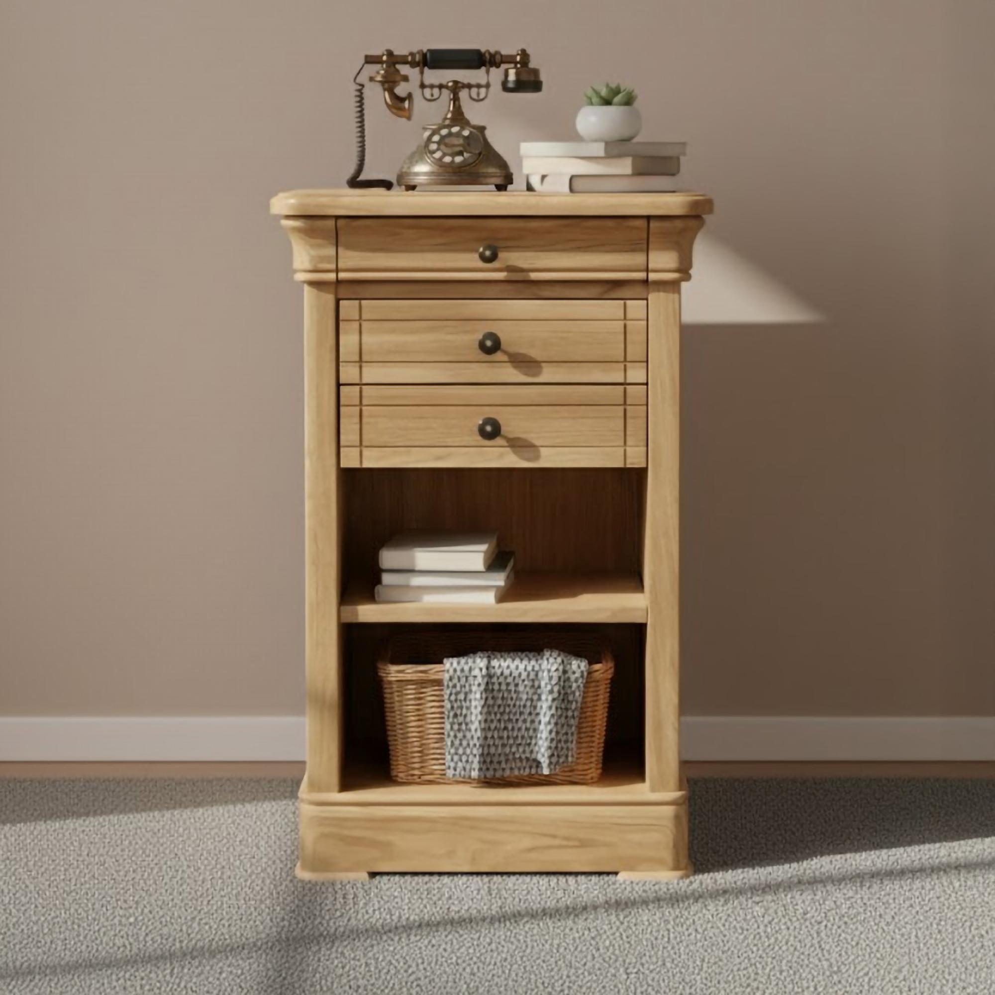 Moreno Phone Table - Oak