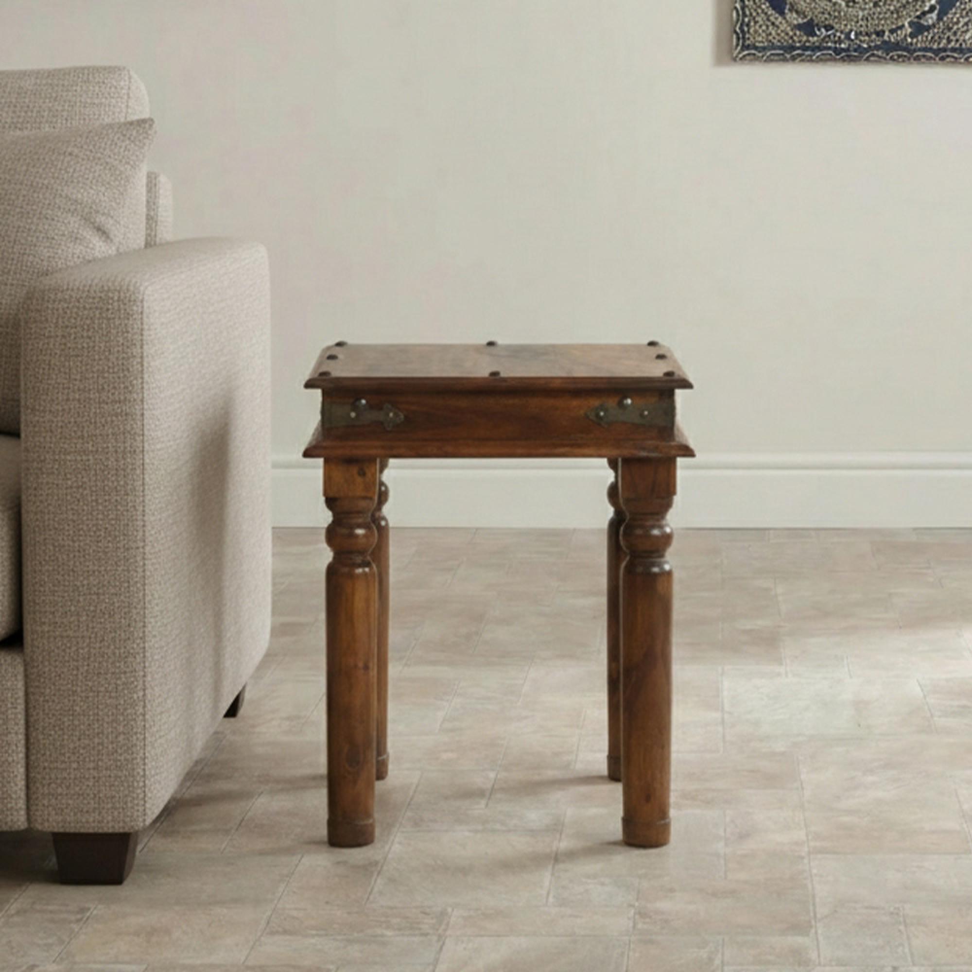 Indian Sheesham Thacket Lamp Table