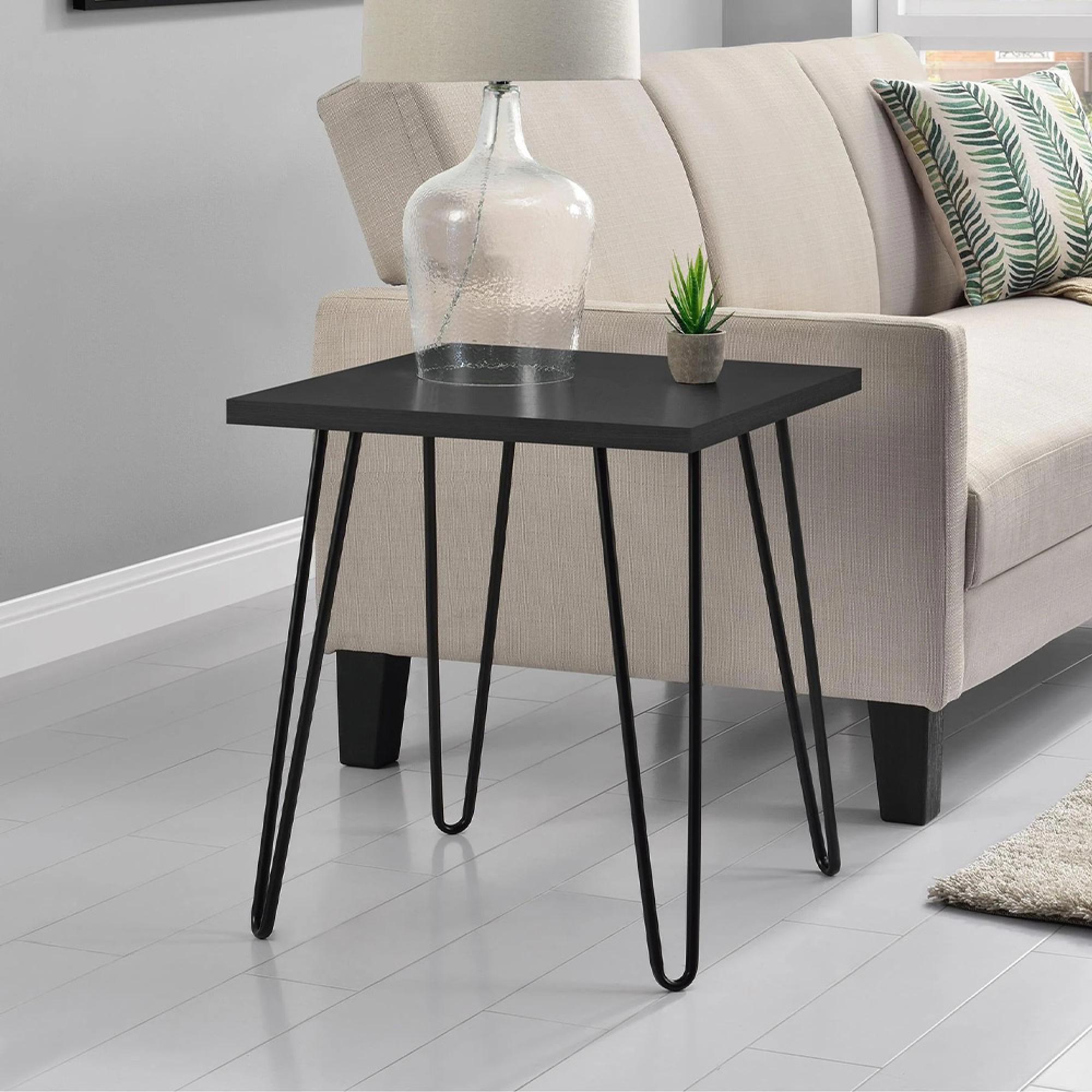 Owen Retro End Table - Black Oak - 5068296COMUK