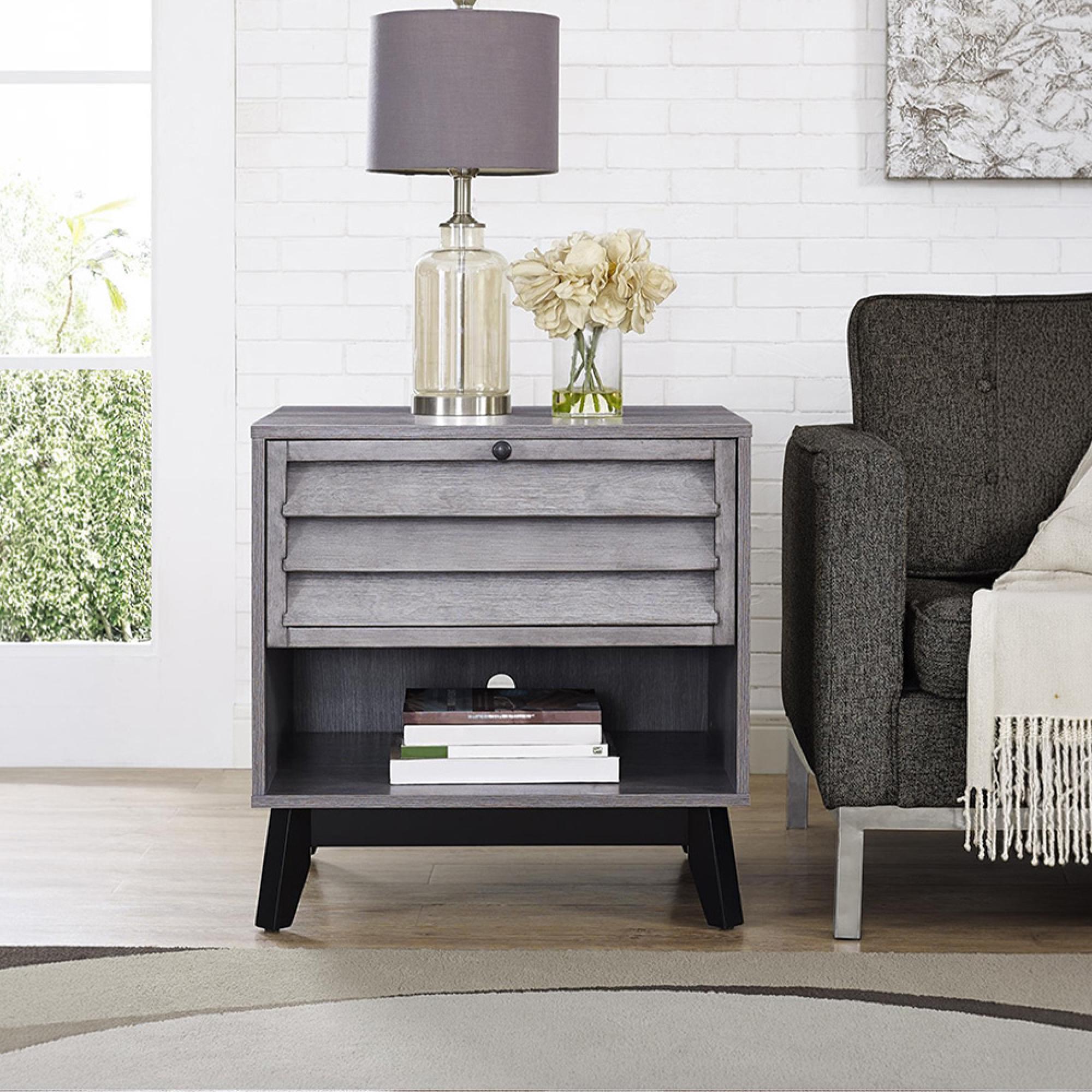 Vaughn Accent Table - Grey Oak - 5029196COMUK