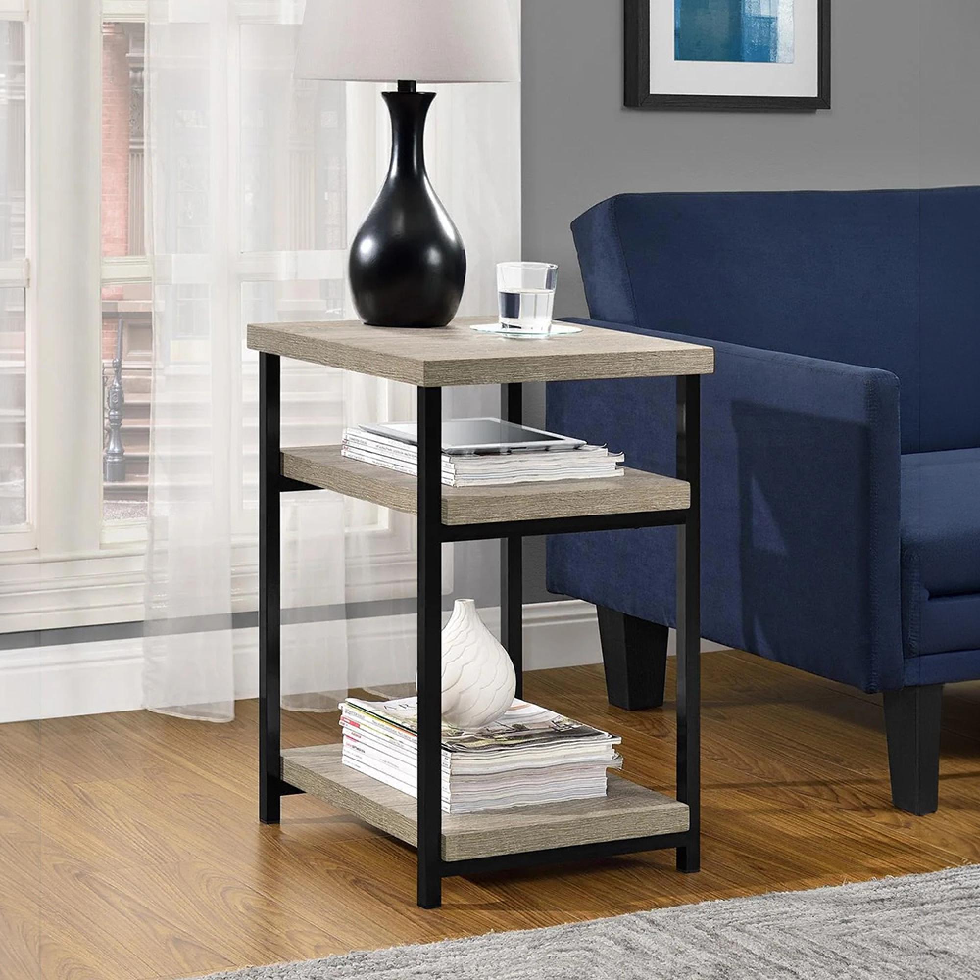 Elmwood End Table - Distressed Grey Oak - 5048096PCOMUK