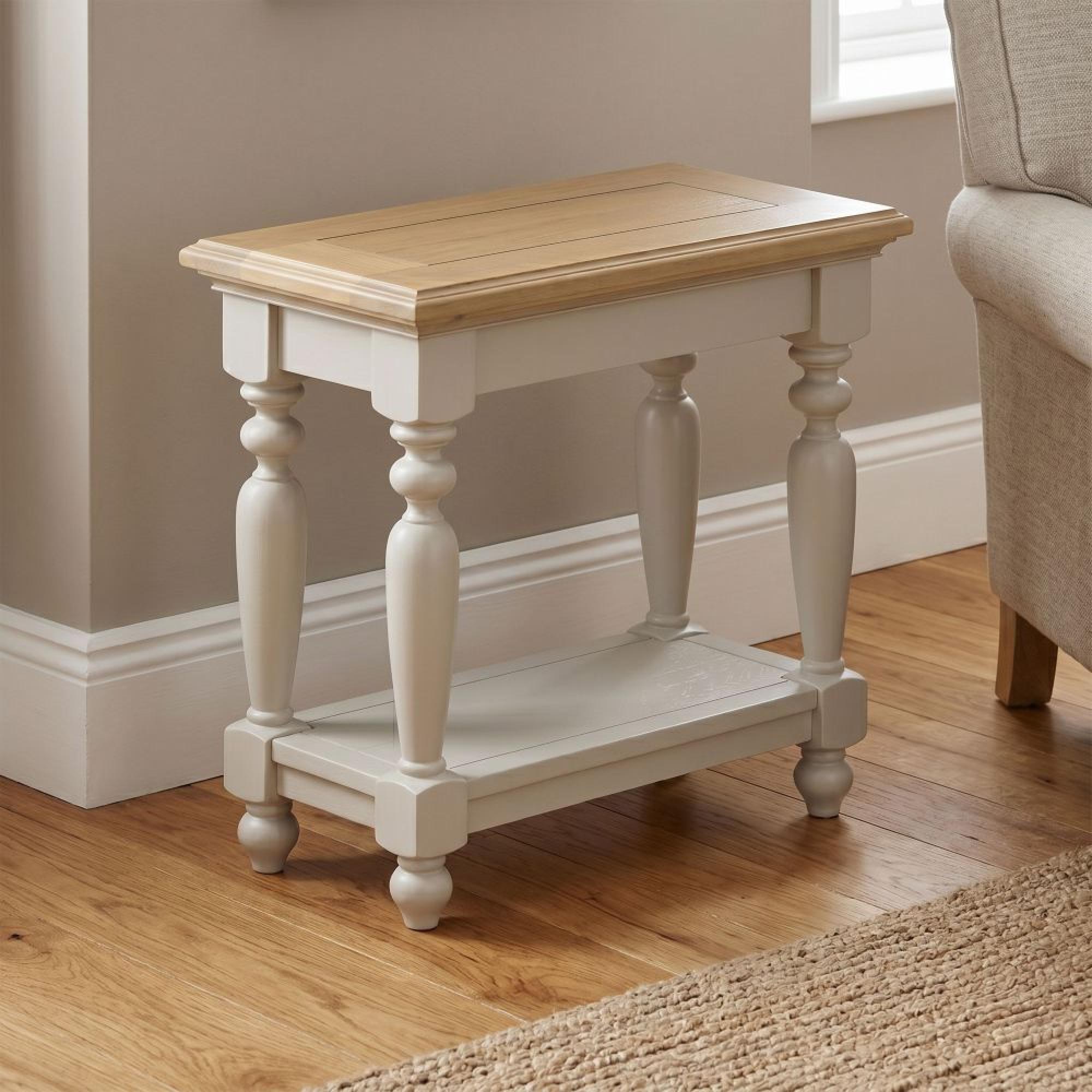 Chateau Telephone Table - Grey Painted - Pine