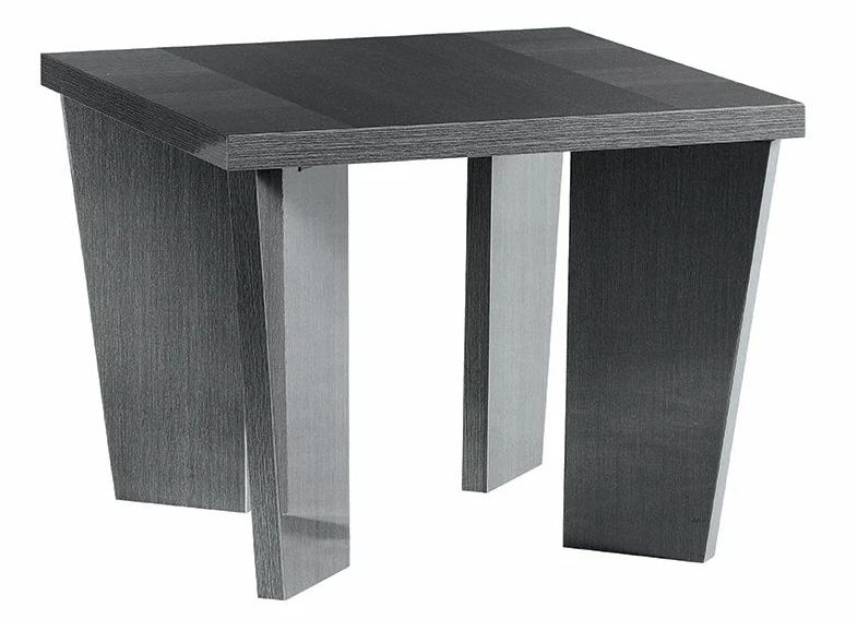 Versilia Square Lamp Table - Black