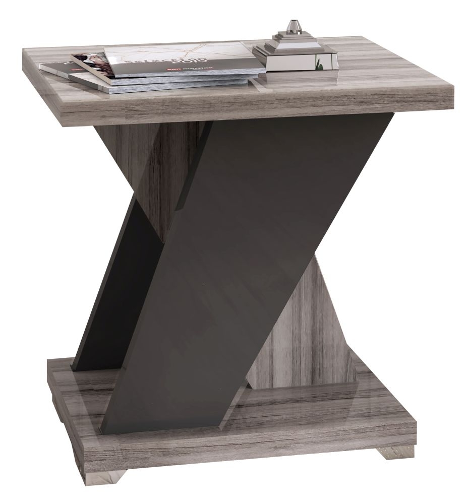 Bagni Lamp Table - Grey