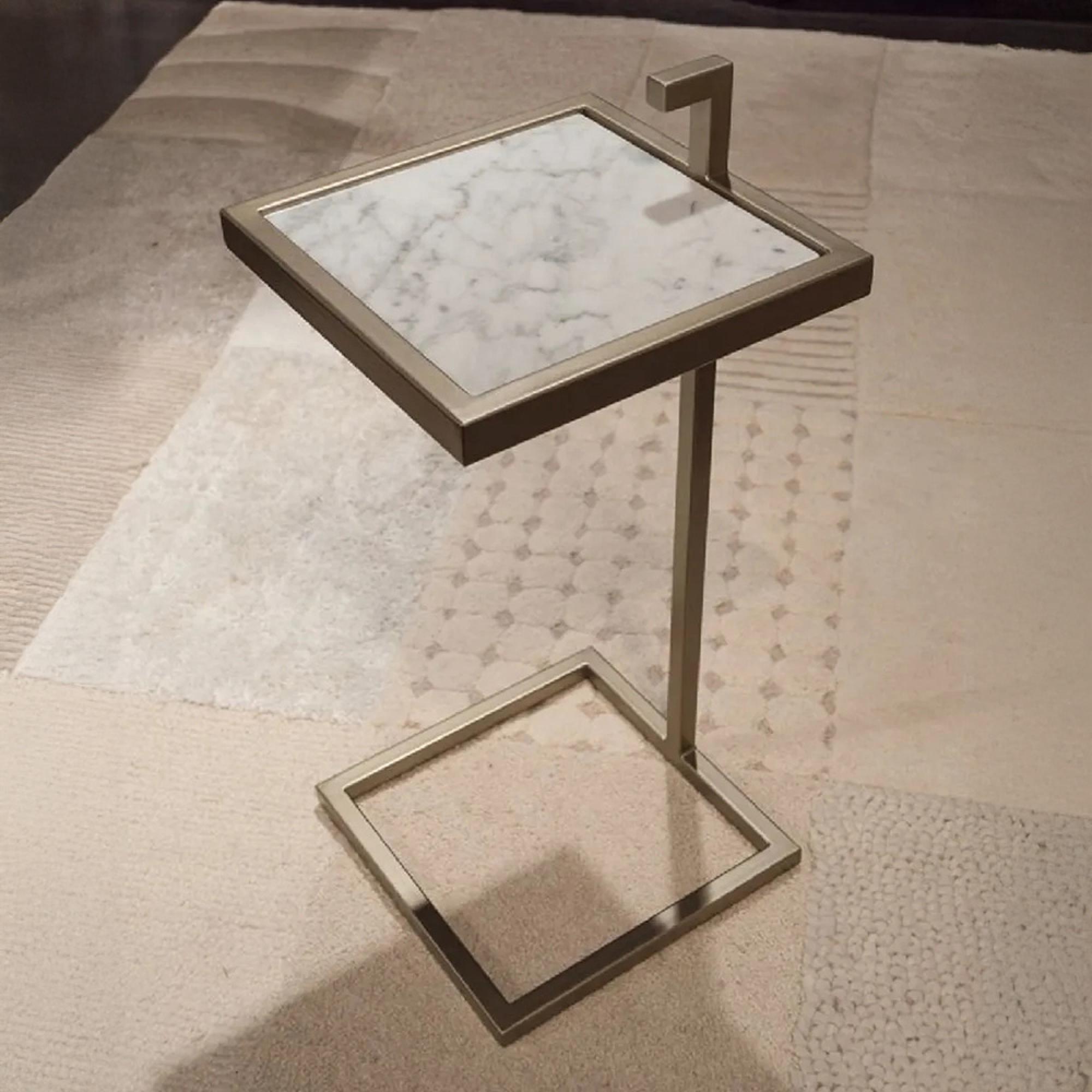 Billy Accent Table - Square - Marble - Variation Available
