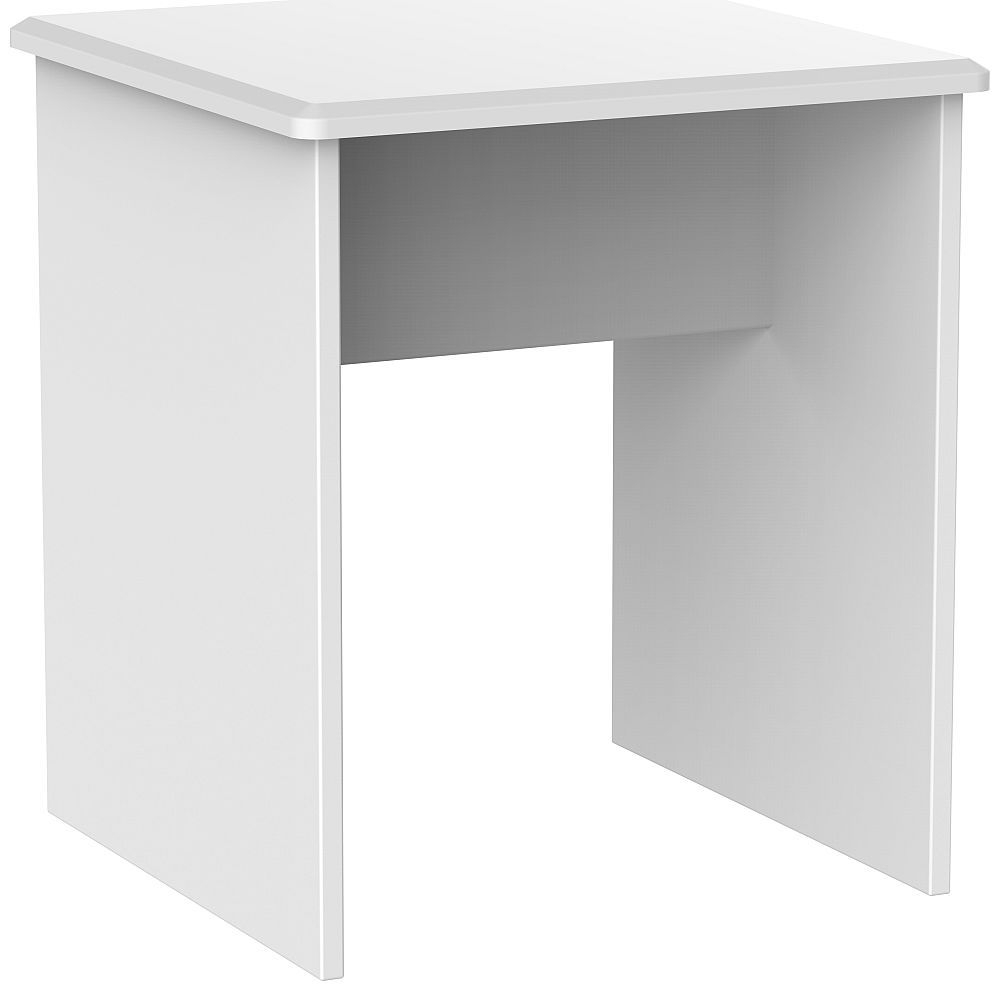 Camden Lamp Table - White Gloss