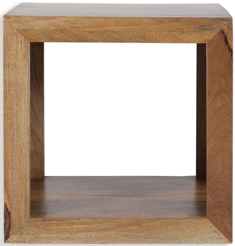Cuban Storage Unit - 1 Hole - Natural Mango Wood