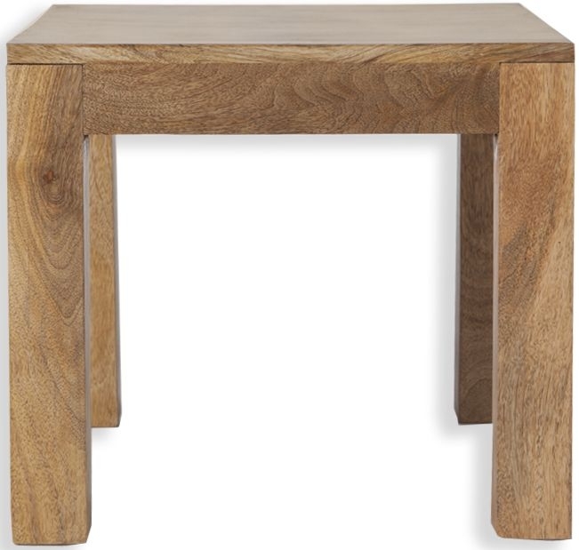 Cuban Lamp Table - Natural Mango Wood