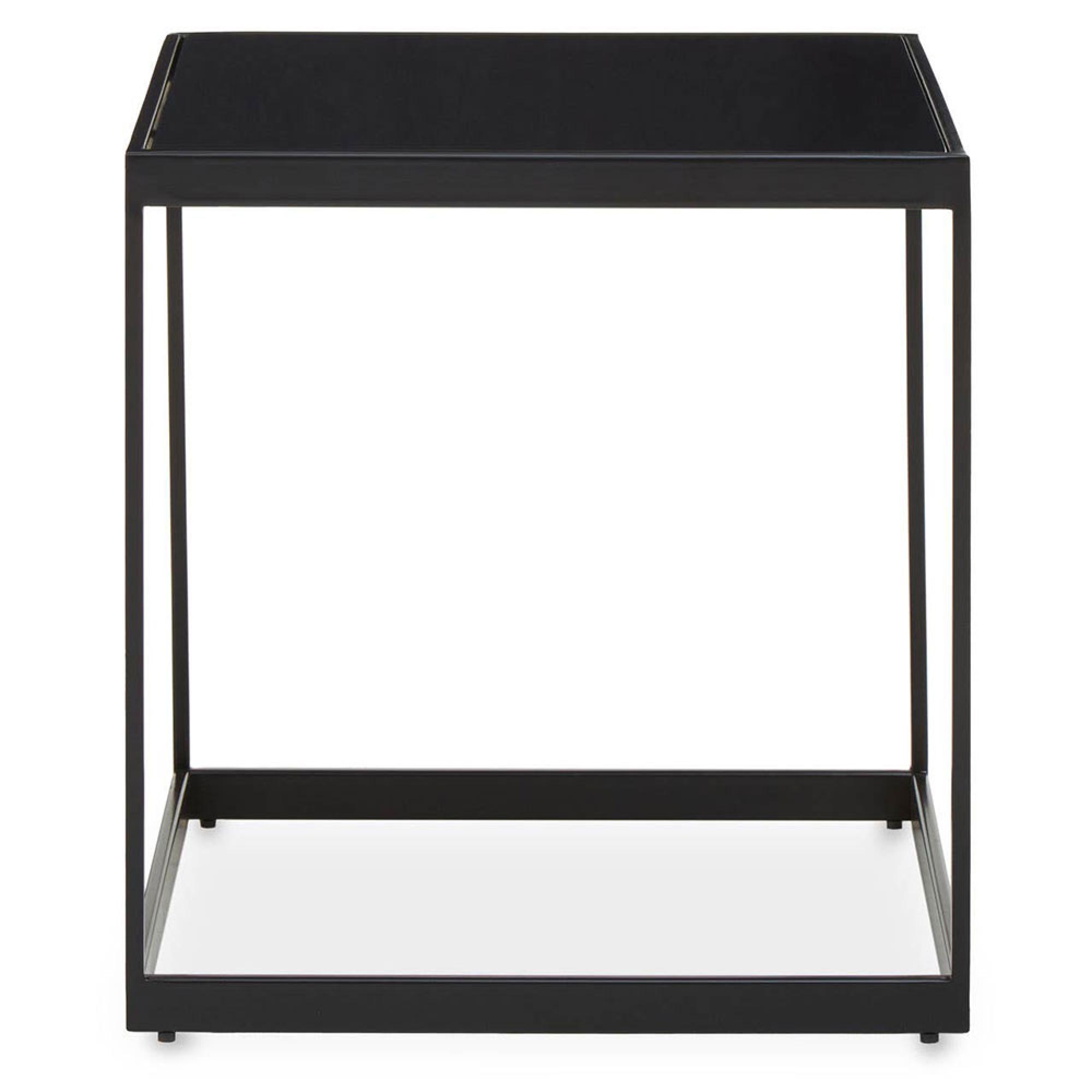 Genoa Side Table - Square - Black