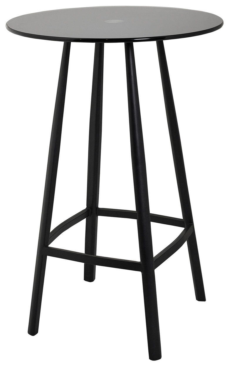 Blake High Side Table - Black