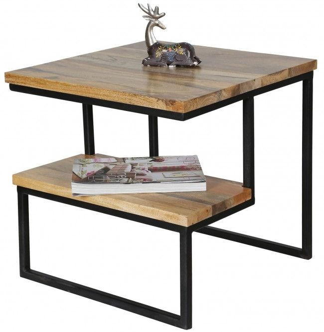 Ravi Accent Table - Step - Mango Wood