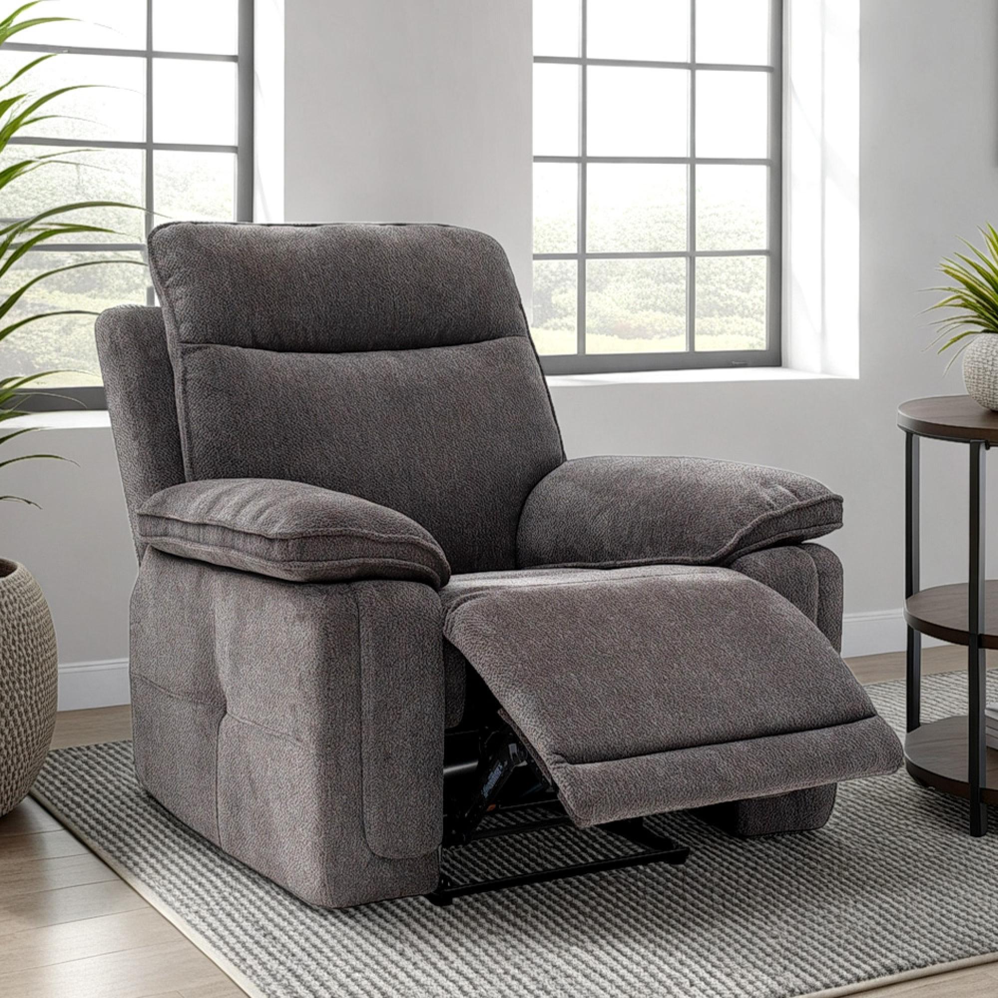 Cadenza Armchair - Electric Recliner - Charcoal Fabric
