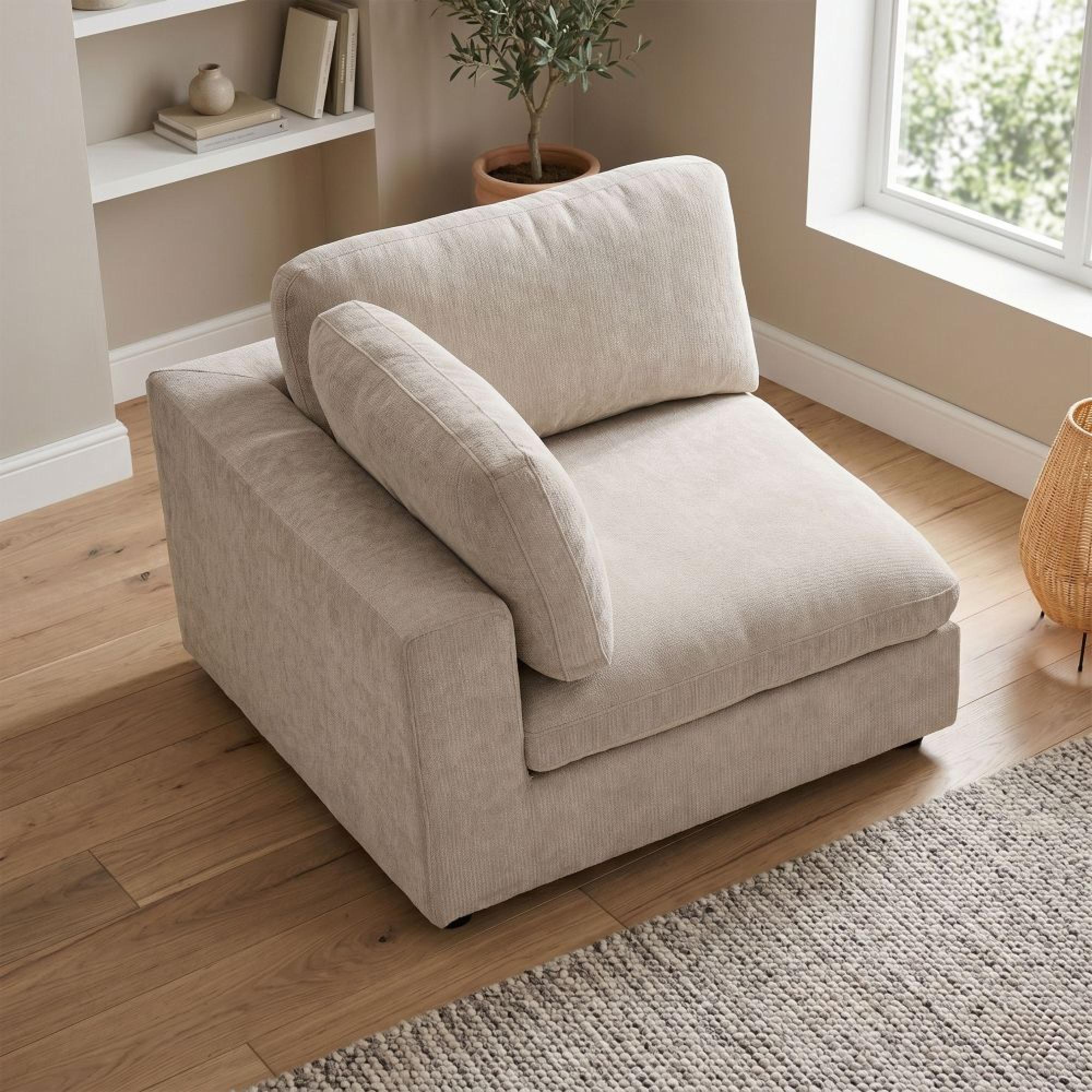 Haven Corner Chair - Biscuit - Fabric