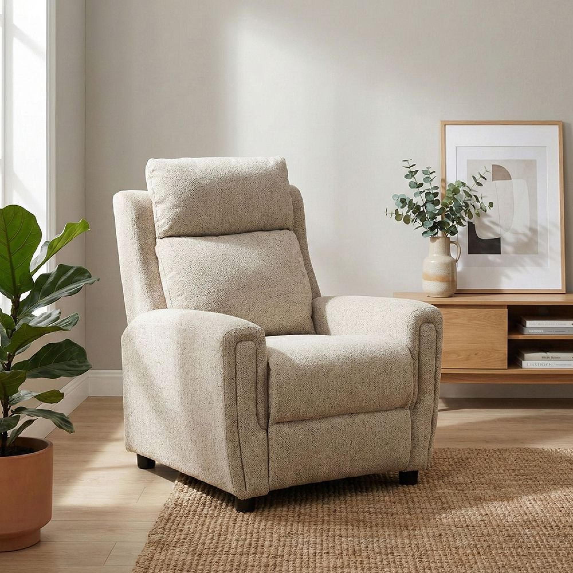 Mayfair Armchair - Beige - Fabric