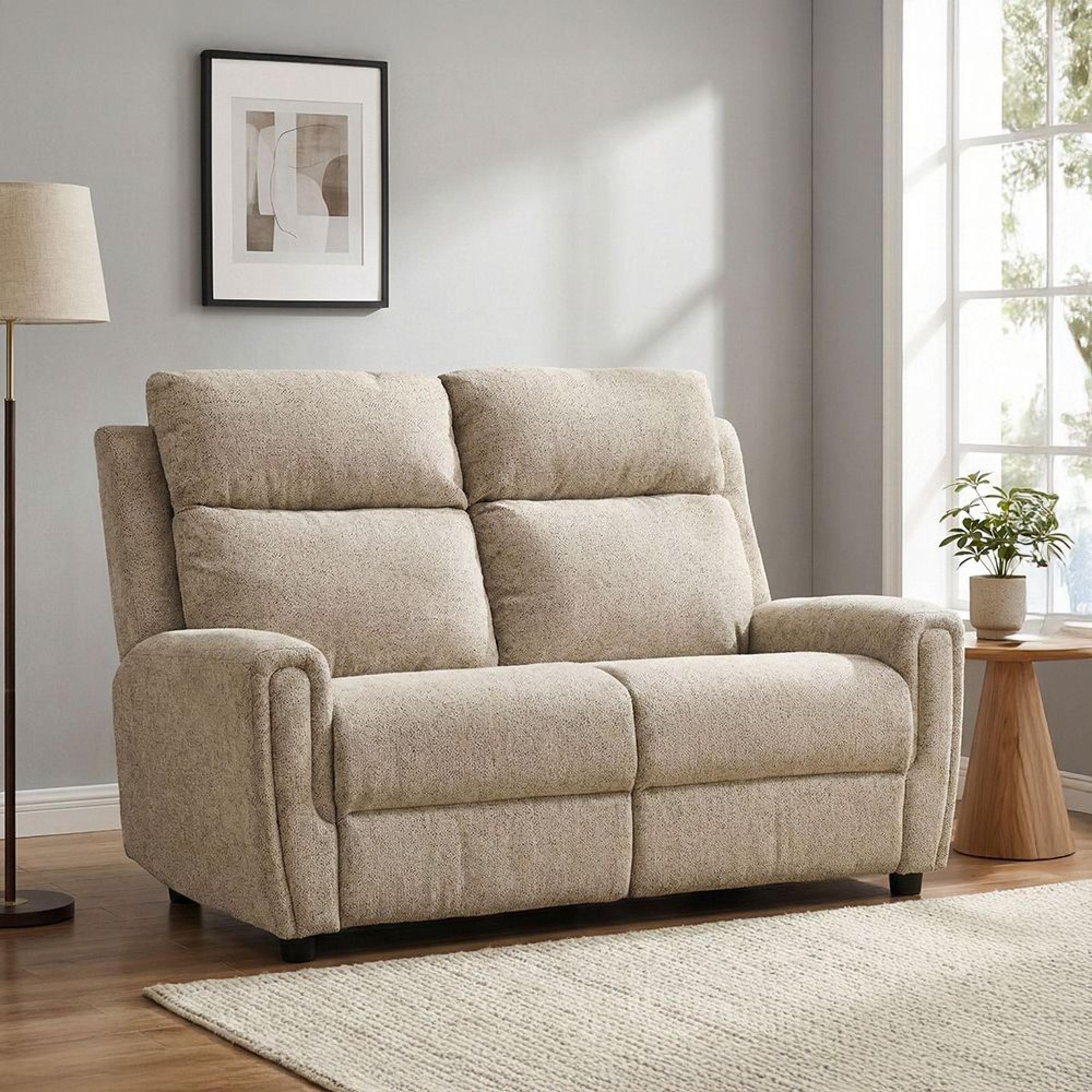Mayfair Sofa - 2 Seater - Beige - Fabric