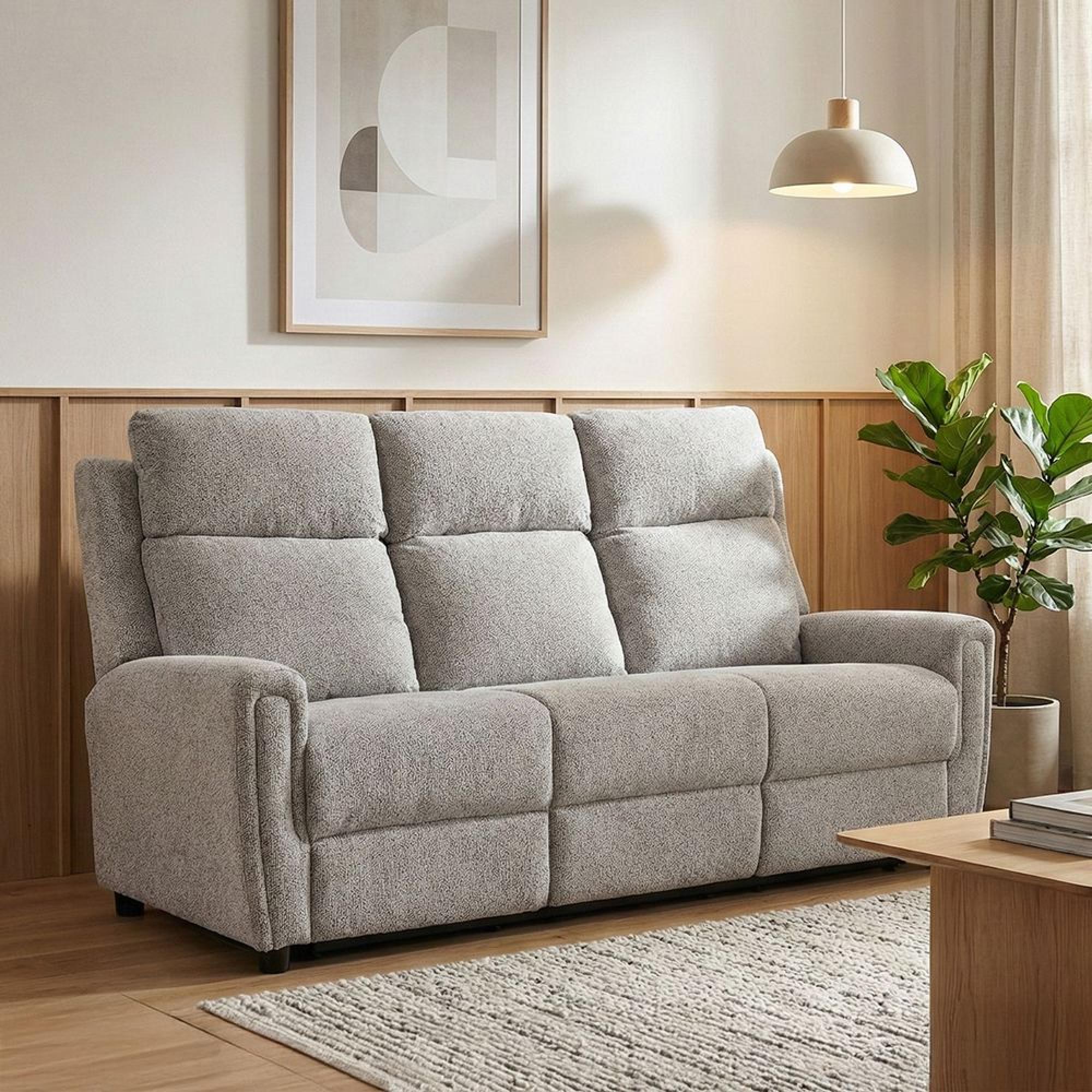 Mayfair Sofa - 3 Seater - Ash Grey - Fabric