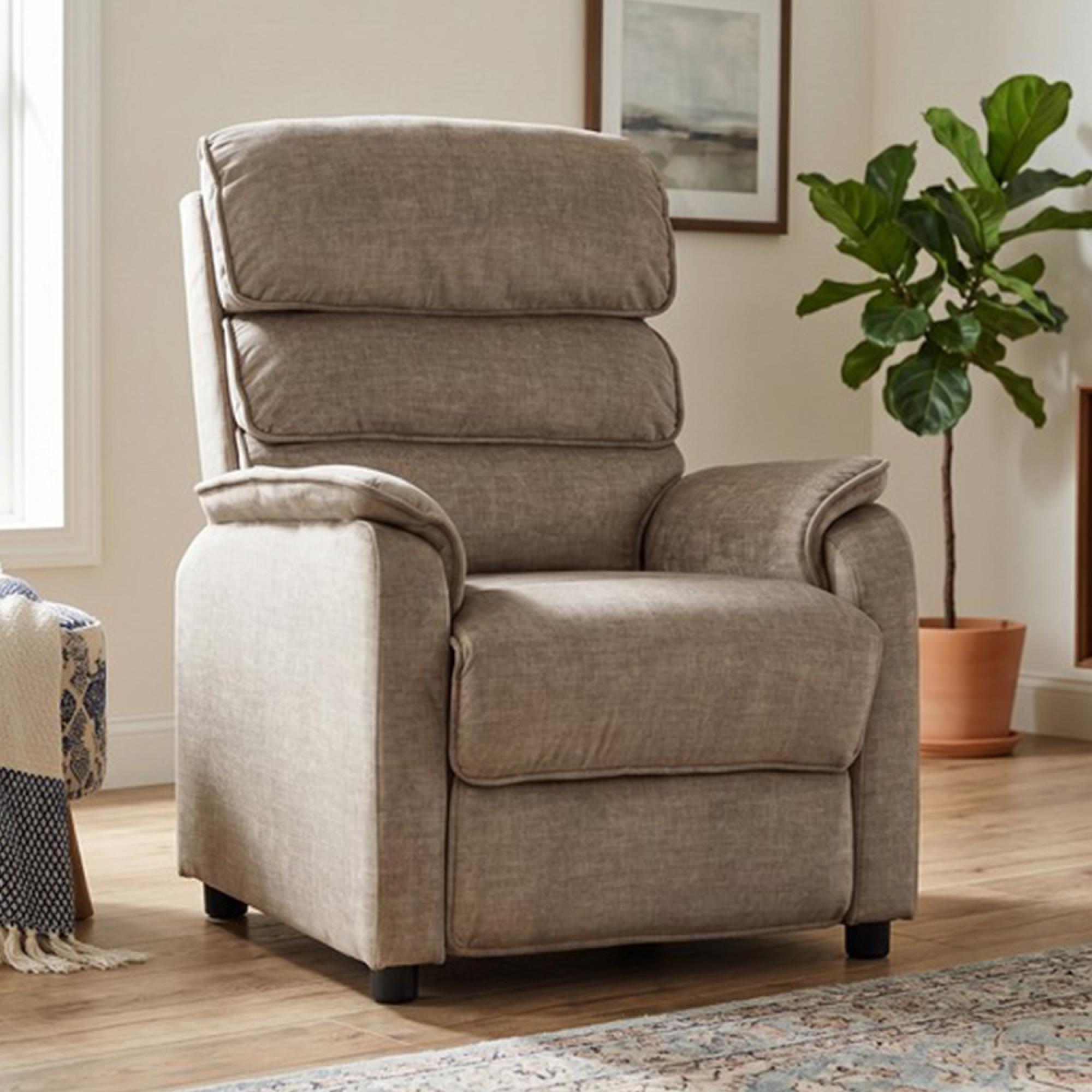 Savoy Armchair - Taupe - Fabric