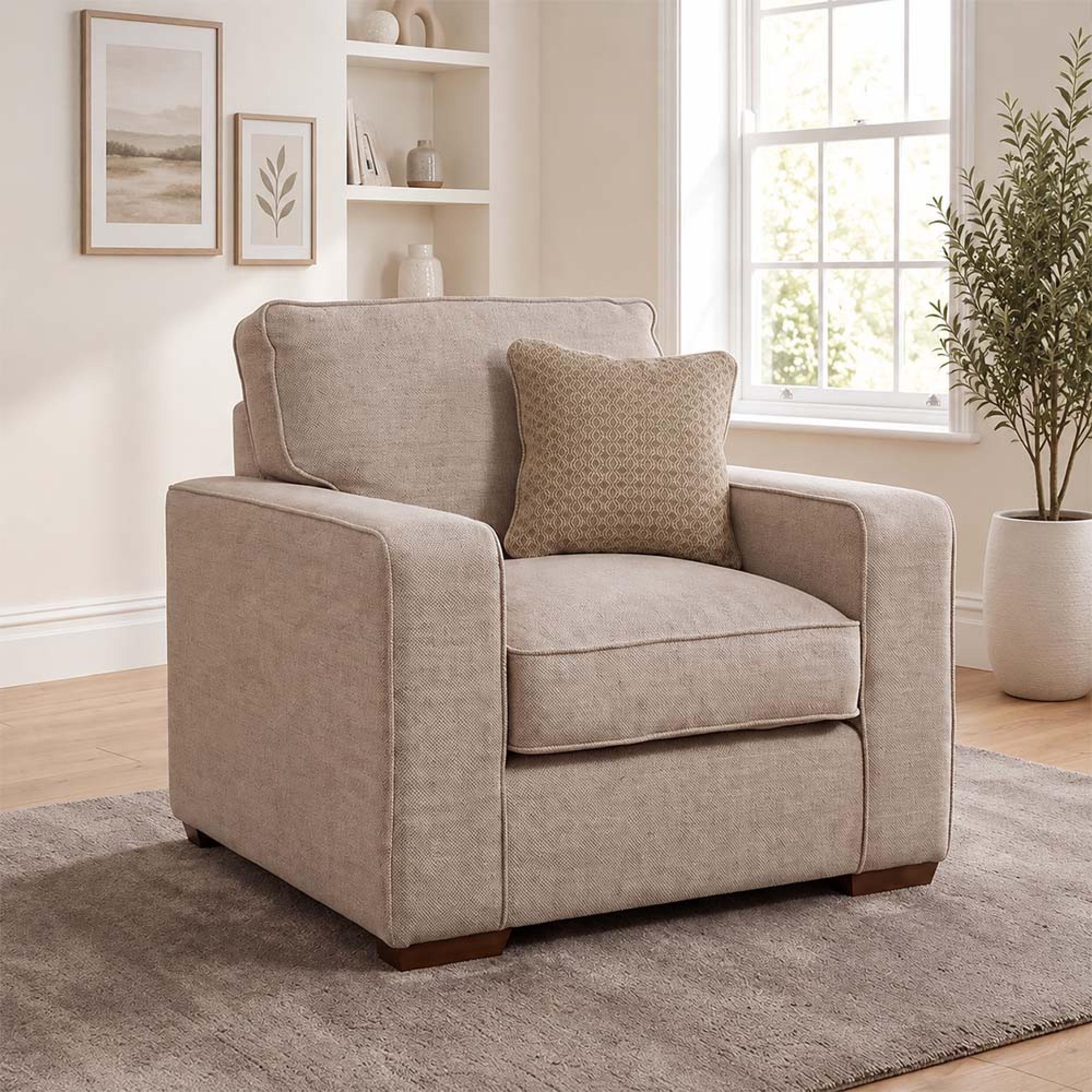 Buoyant Chicago Fabric Armchair - Variation Available