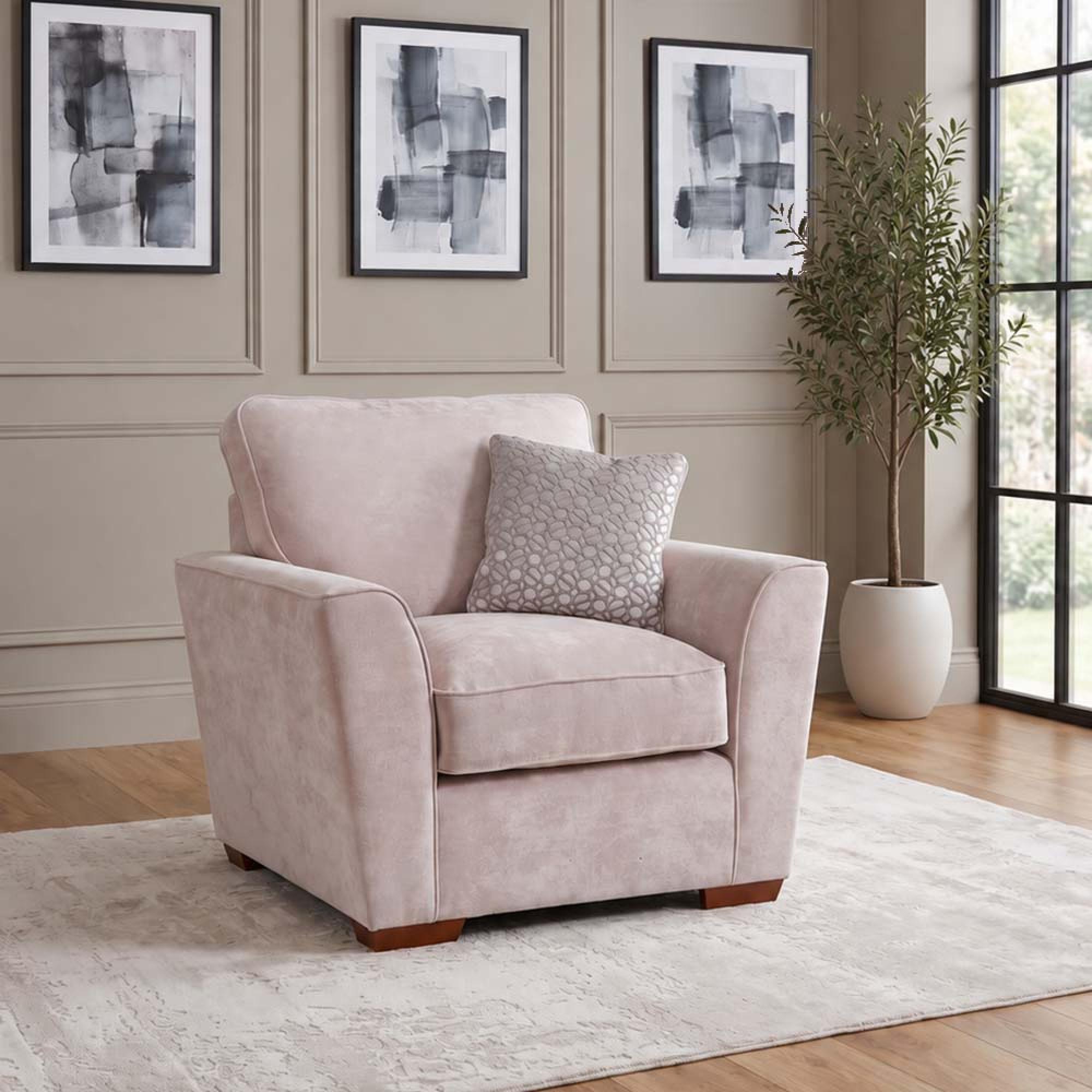 Buoyant Fantasia Fabric Armchair - Variation Available