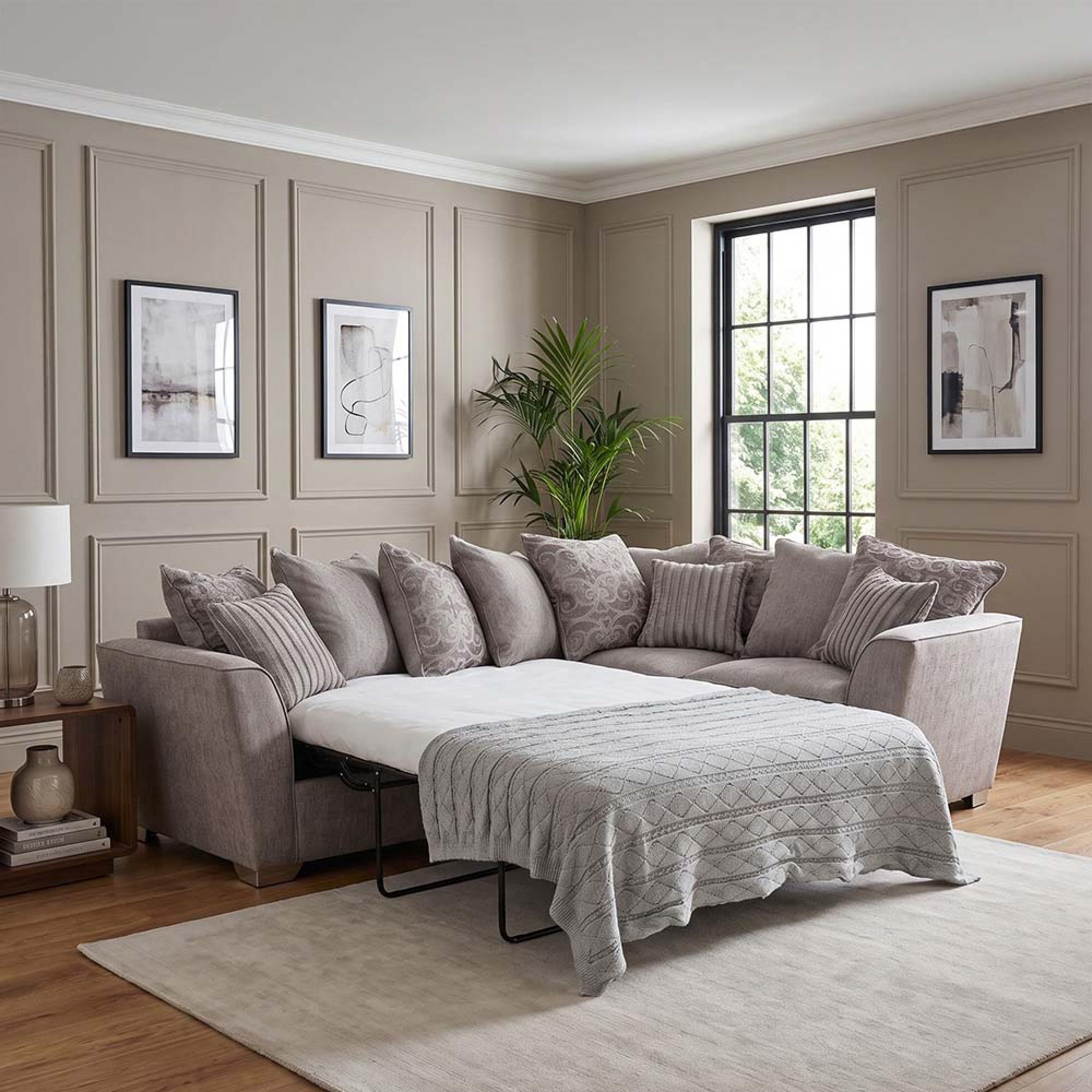 Buoyant Fantasia Fabric Corner Sofa Bed - Pull Out - L2S/COR/RH1 - Variation Available