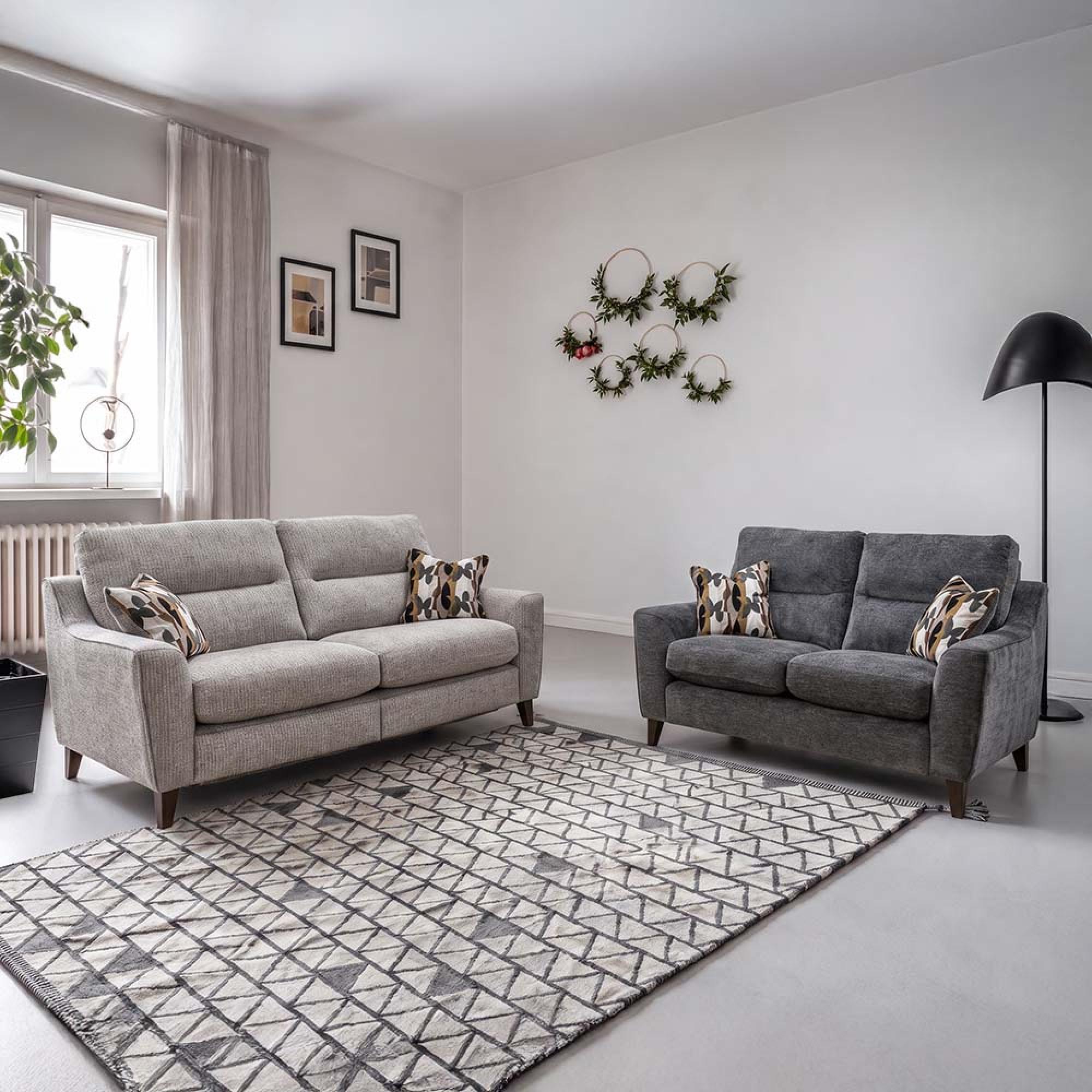 Buoyant Alice Fabric Sofa Set - 3+2 Seater - Variation Available