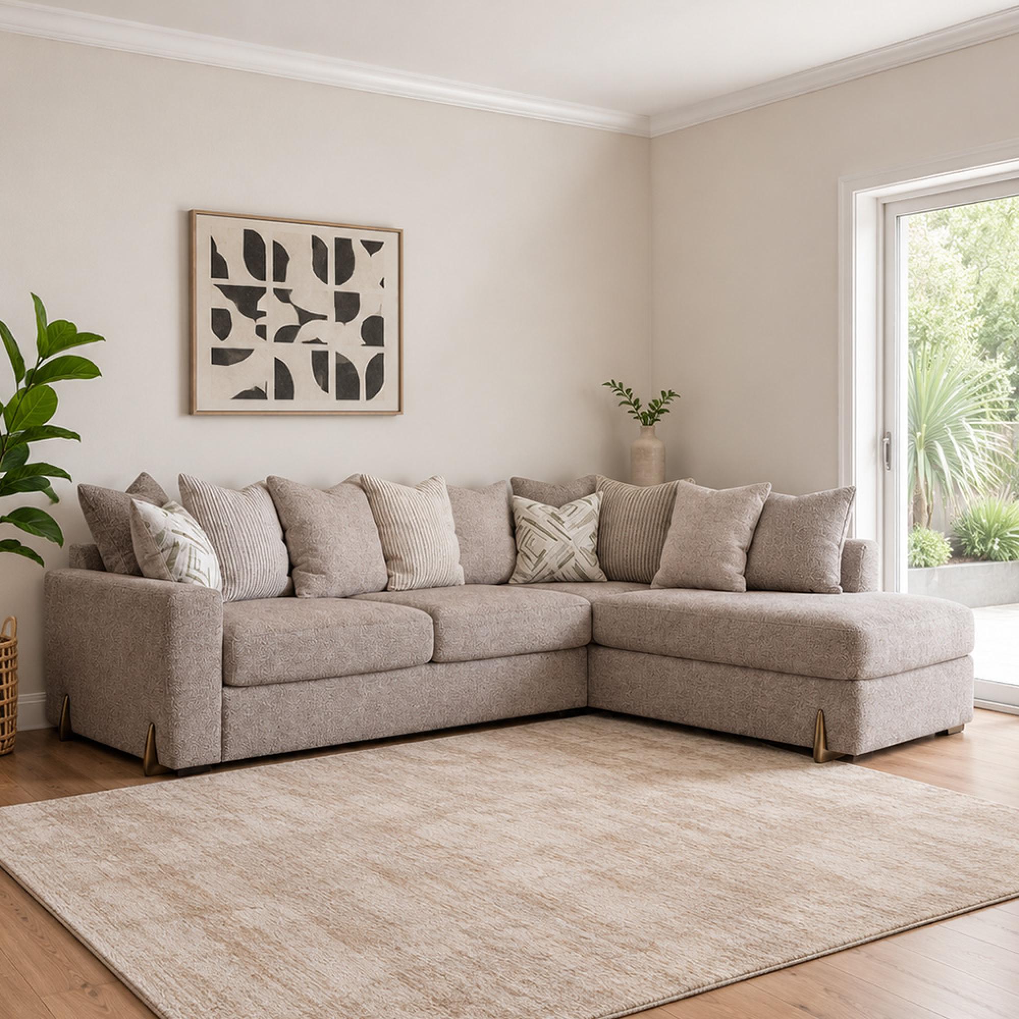 Buoyant Axel Fabric Corner Sofa - LH2+RCC - Variation Available