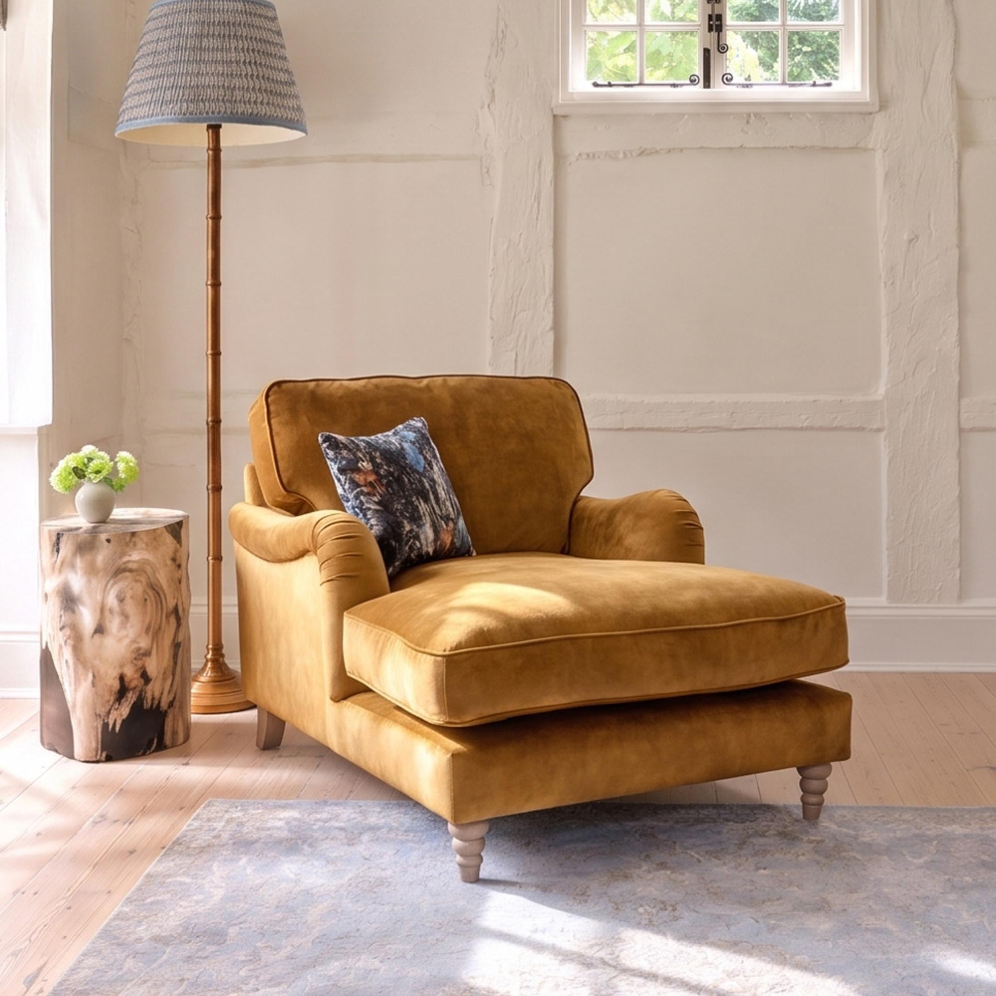 Buoyant Beatrix Fabric Lounger Chair - Variation Available