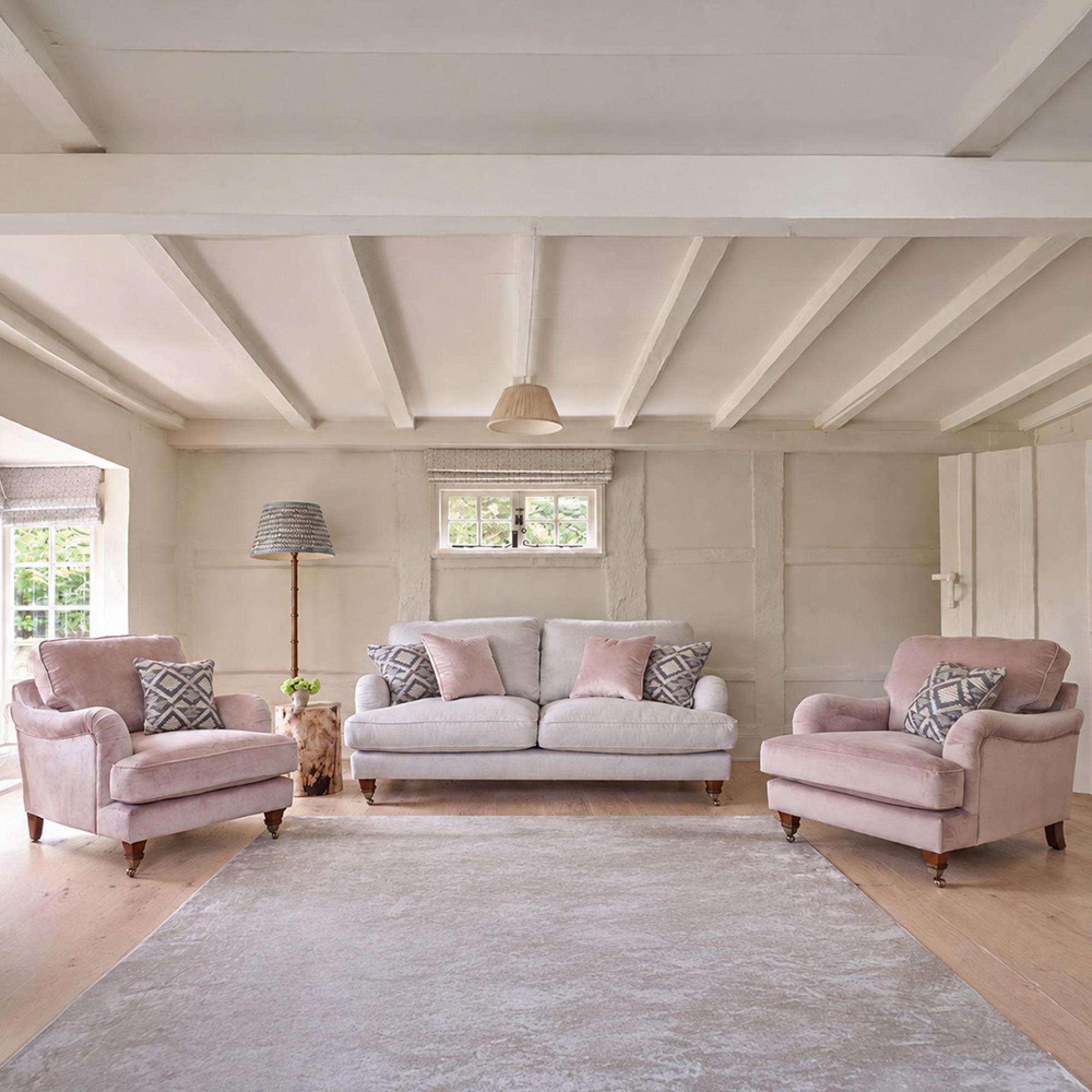 Buoyant Beatrix Fabric Sofa Set - 2+1+1 Seater - Variation Available