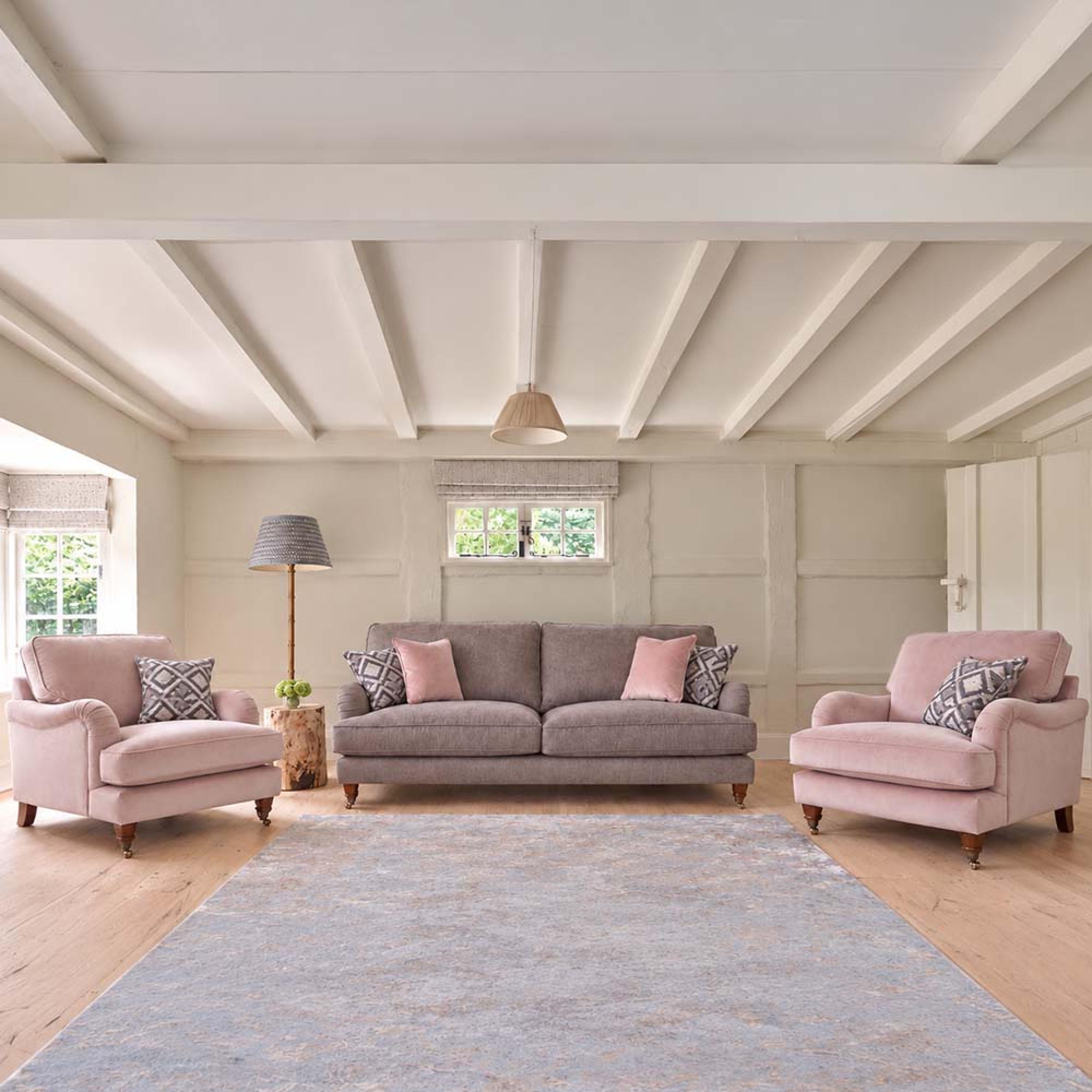 Buoyant Beatrix Fabric Sofa Set - 3+1+1 Seater - Variation Available