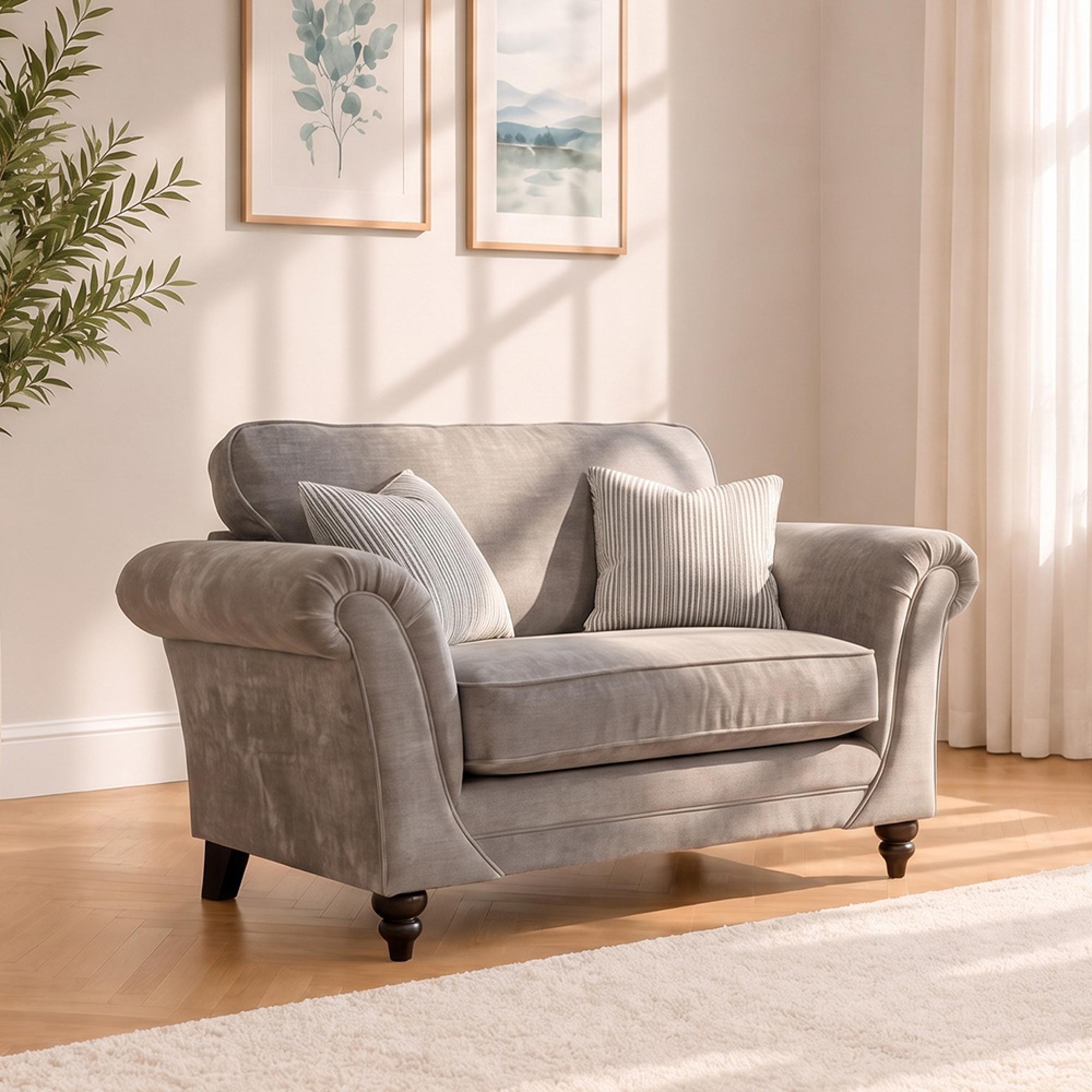 Buoyant Danbury Fabric Love Chair - Variation Available