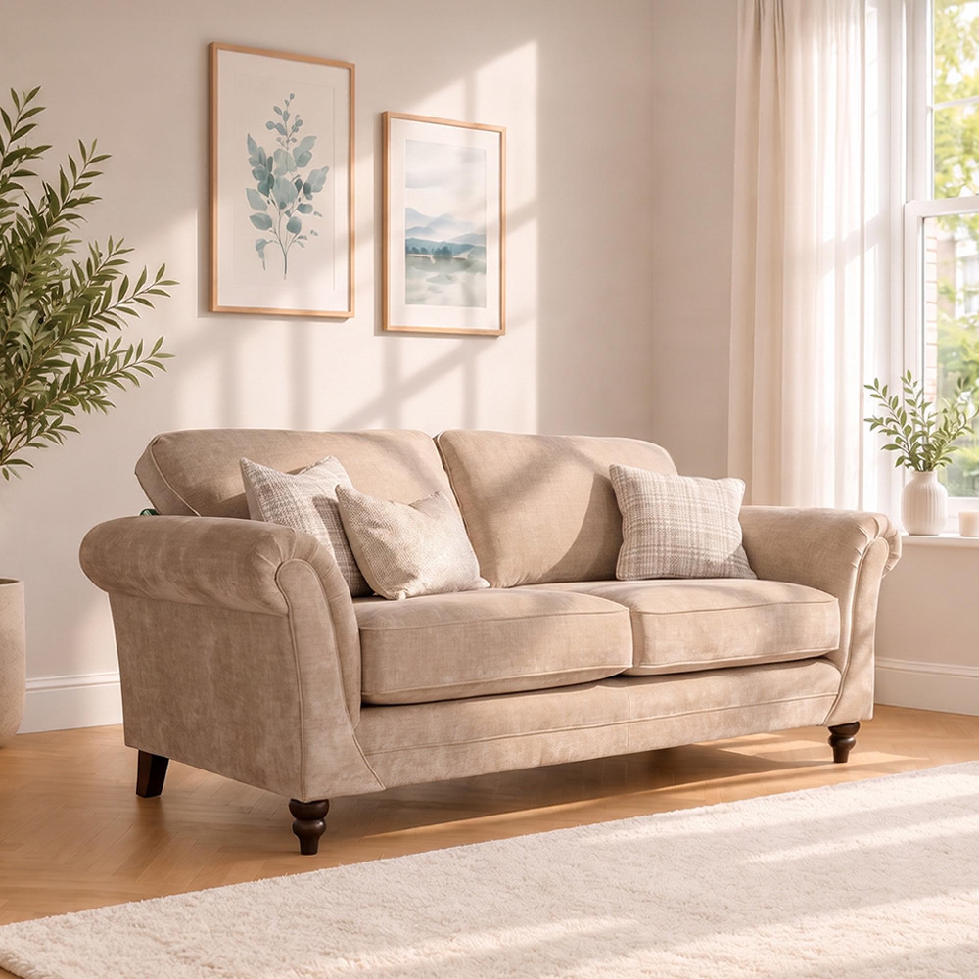 Buoyant Danbury Fabric Sofa - 3 Seater - Variation Available