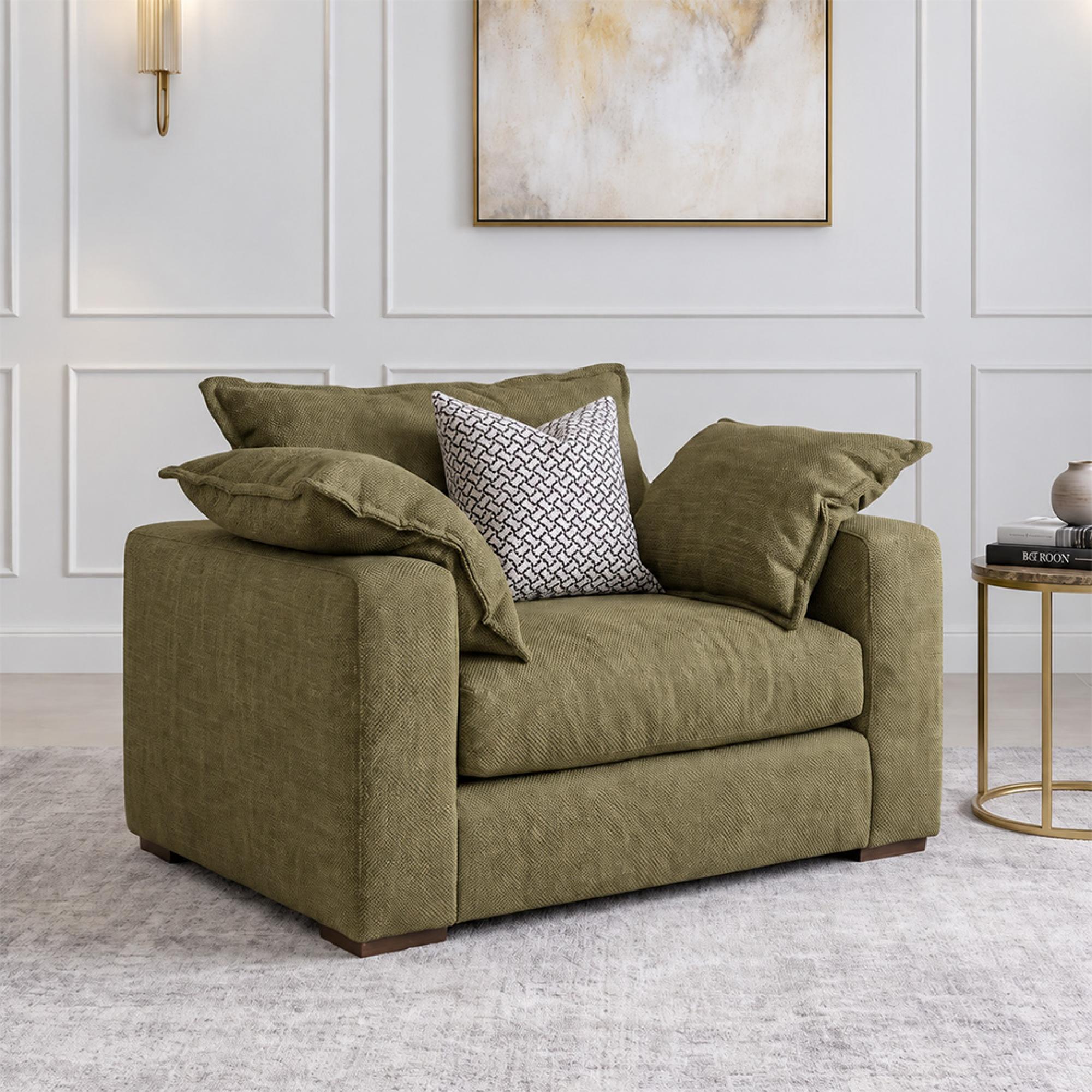 Buoyant Lennox Fabric Love Chair - Variation Available