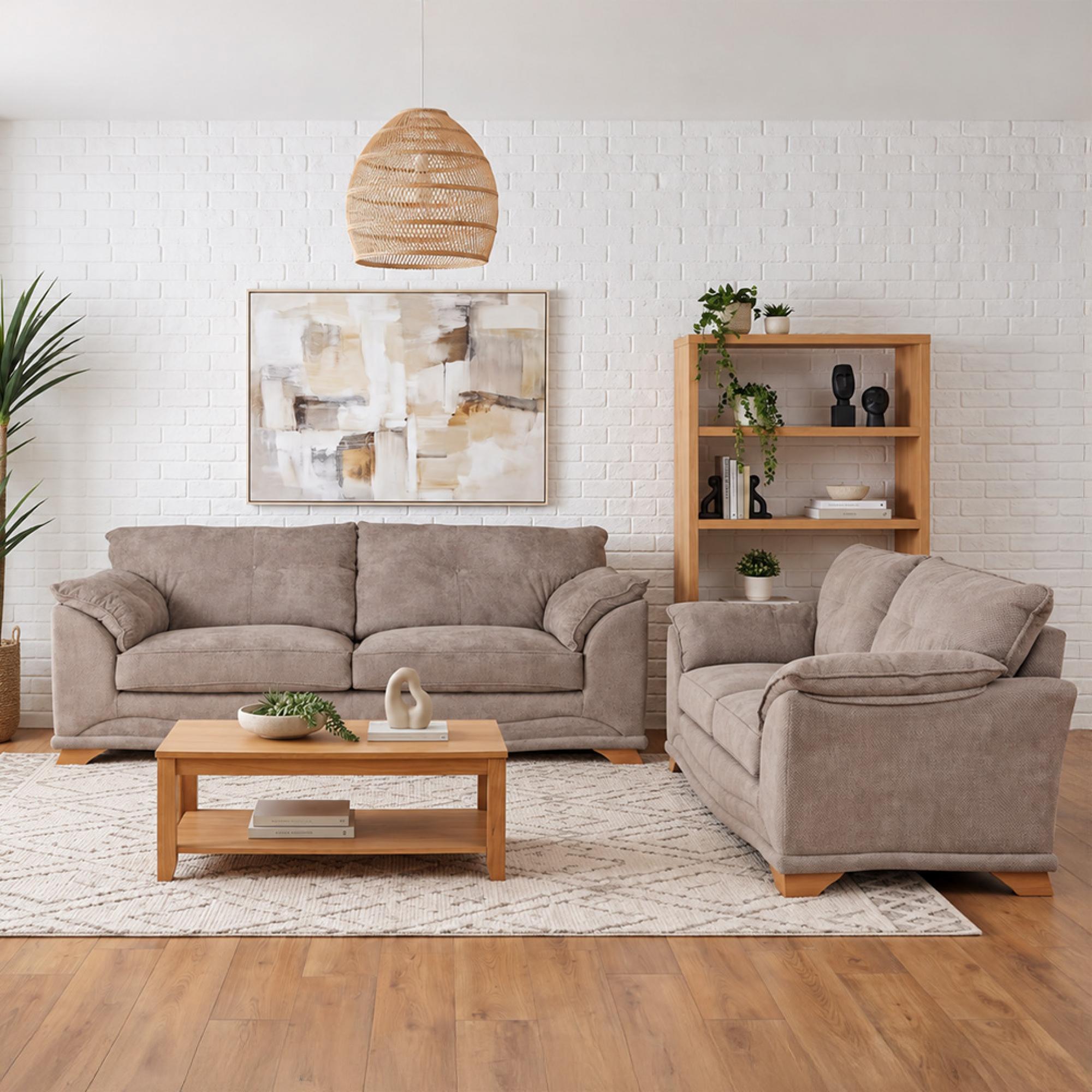 Buoyant Nicole Fabric Sofa Set - 3+2 Seater - Variation Available
