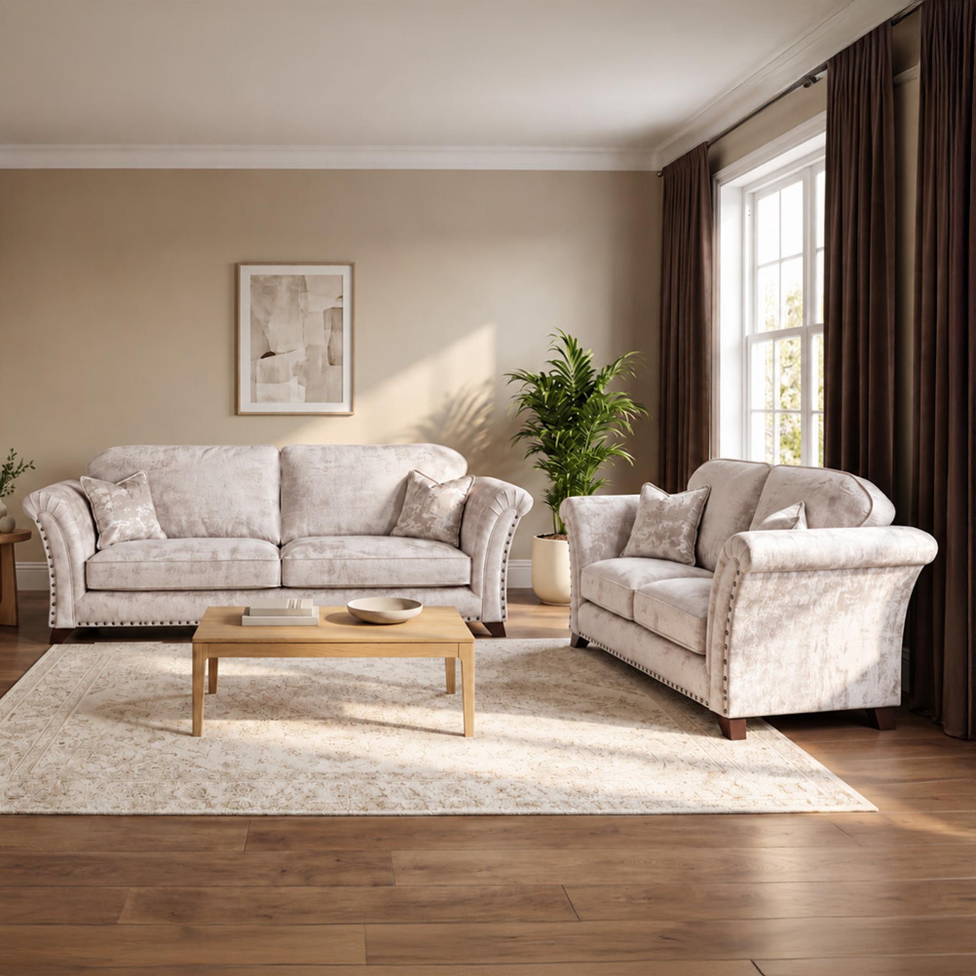 Buoyant Vesper Fabric Sofa Set - 3+2 Seater - Variation Available