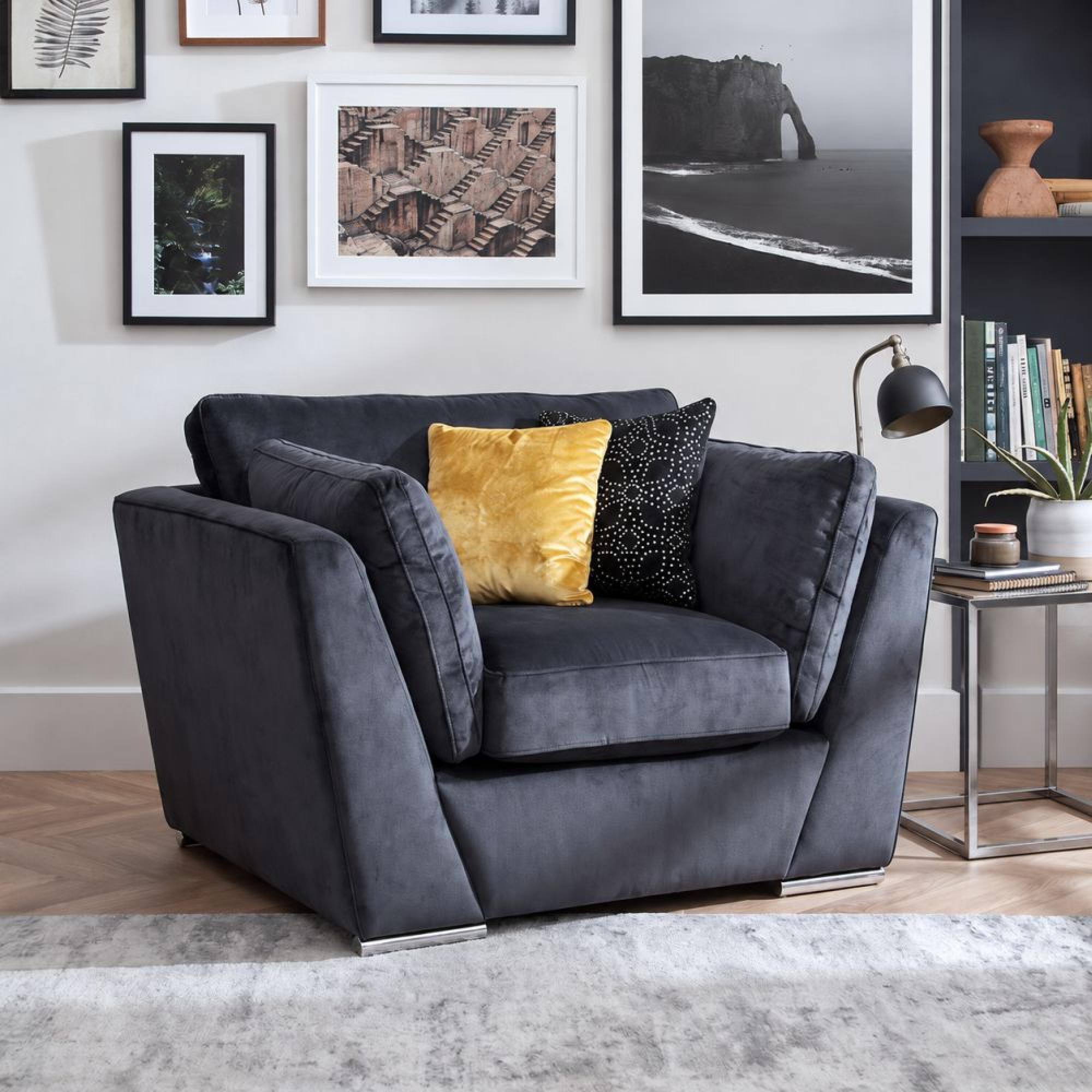 Buoyant Phoenix Fabric Armchair - Variation Available