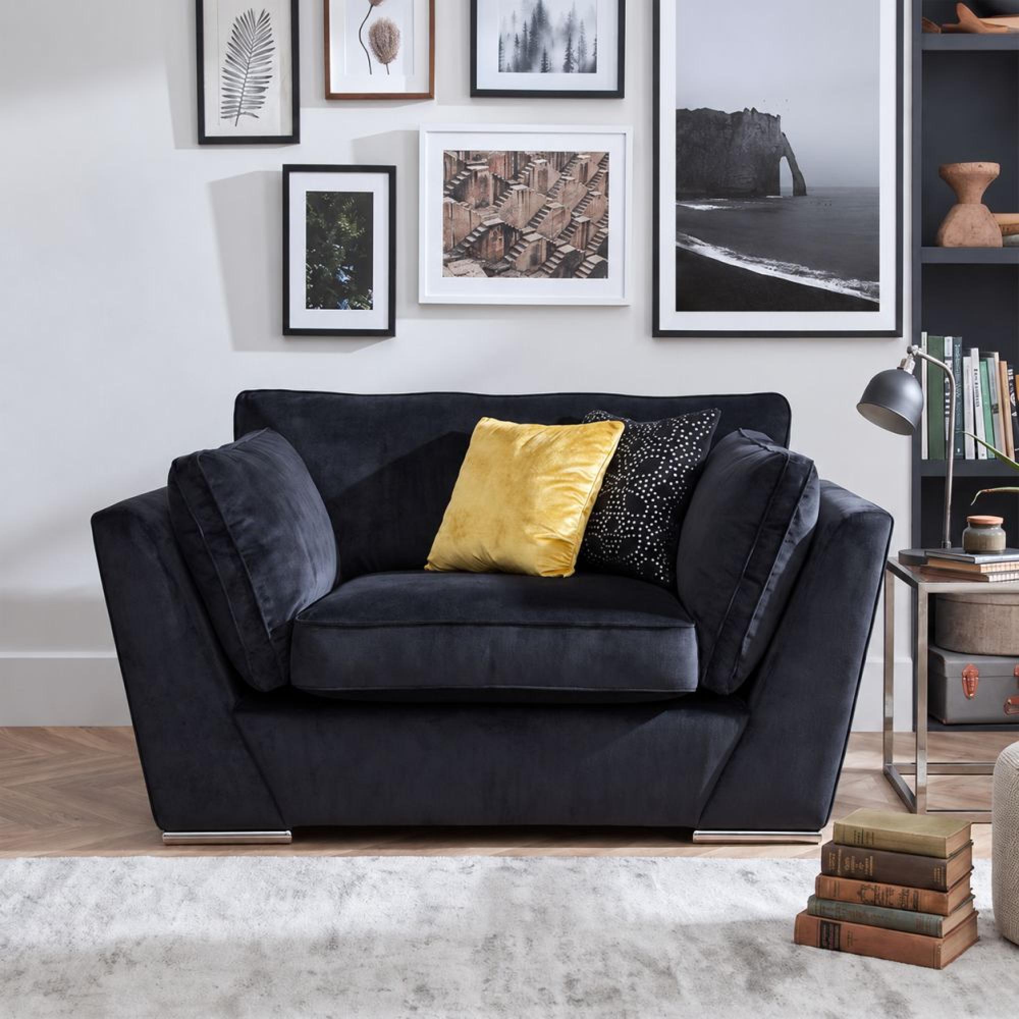 Buoyant Phoenix Fabric Love Chair - Variation Available
