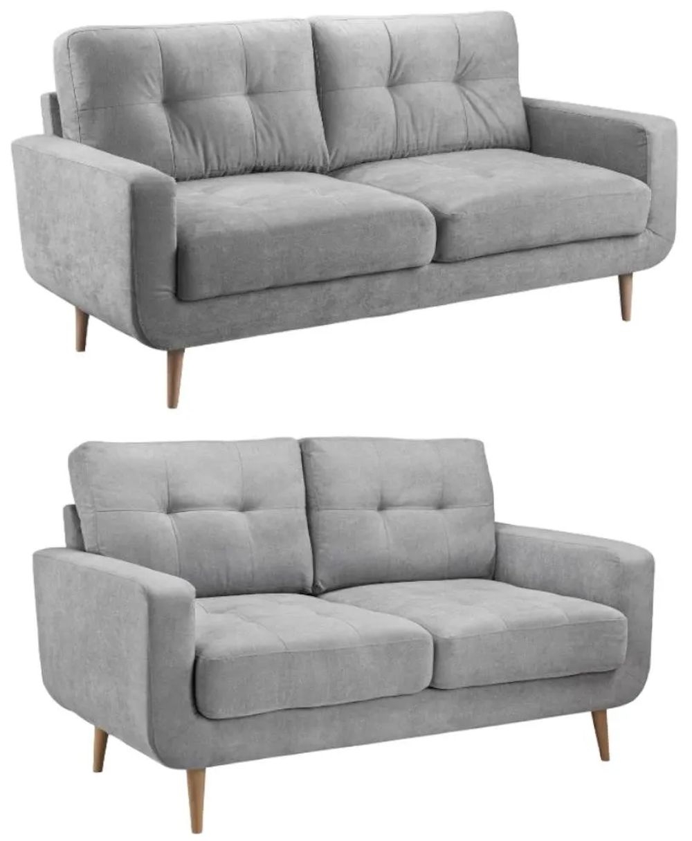 Aurora Sofa Set - Grey - 3+2 Seater