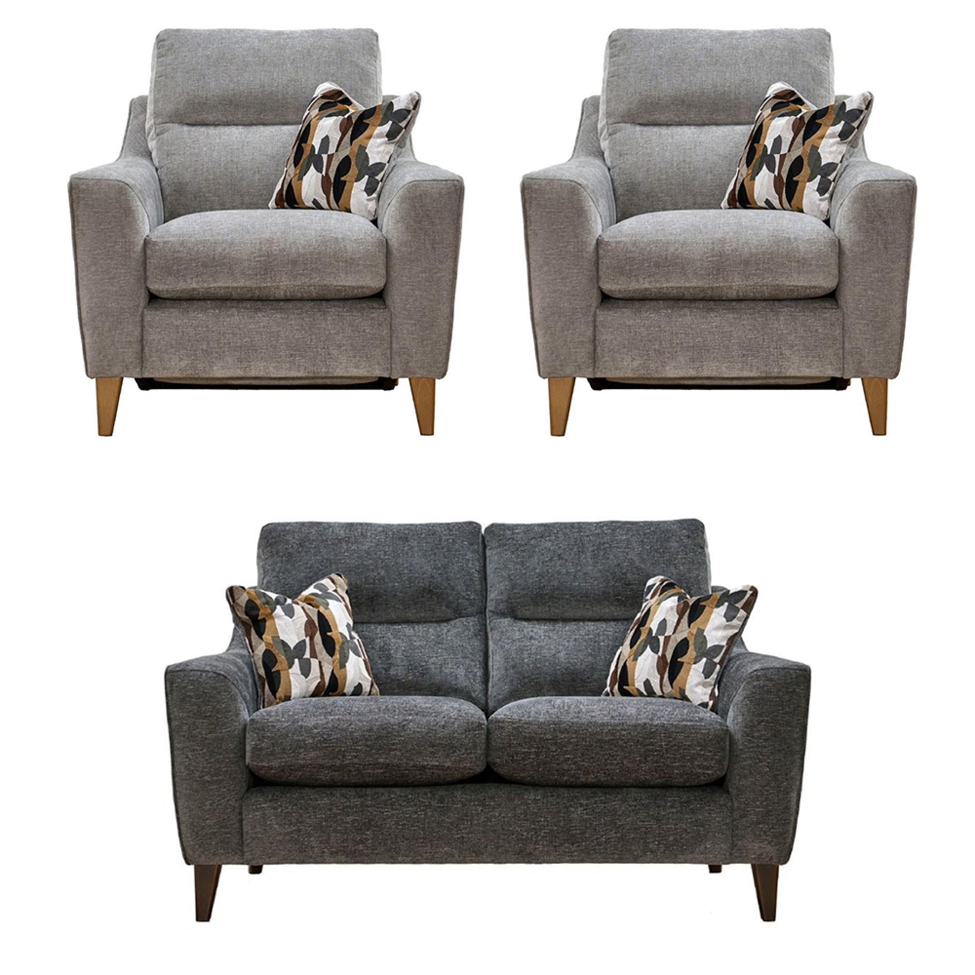 Buoyant Alice Fabric Sofa Set - 2+1+1 Seater - Variation Available