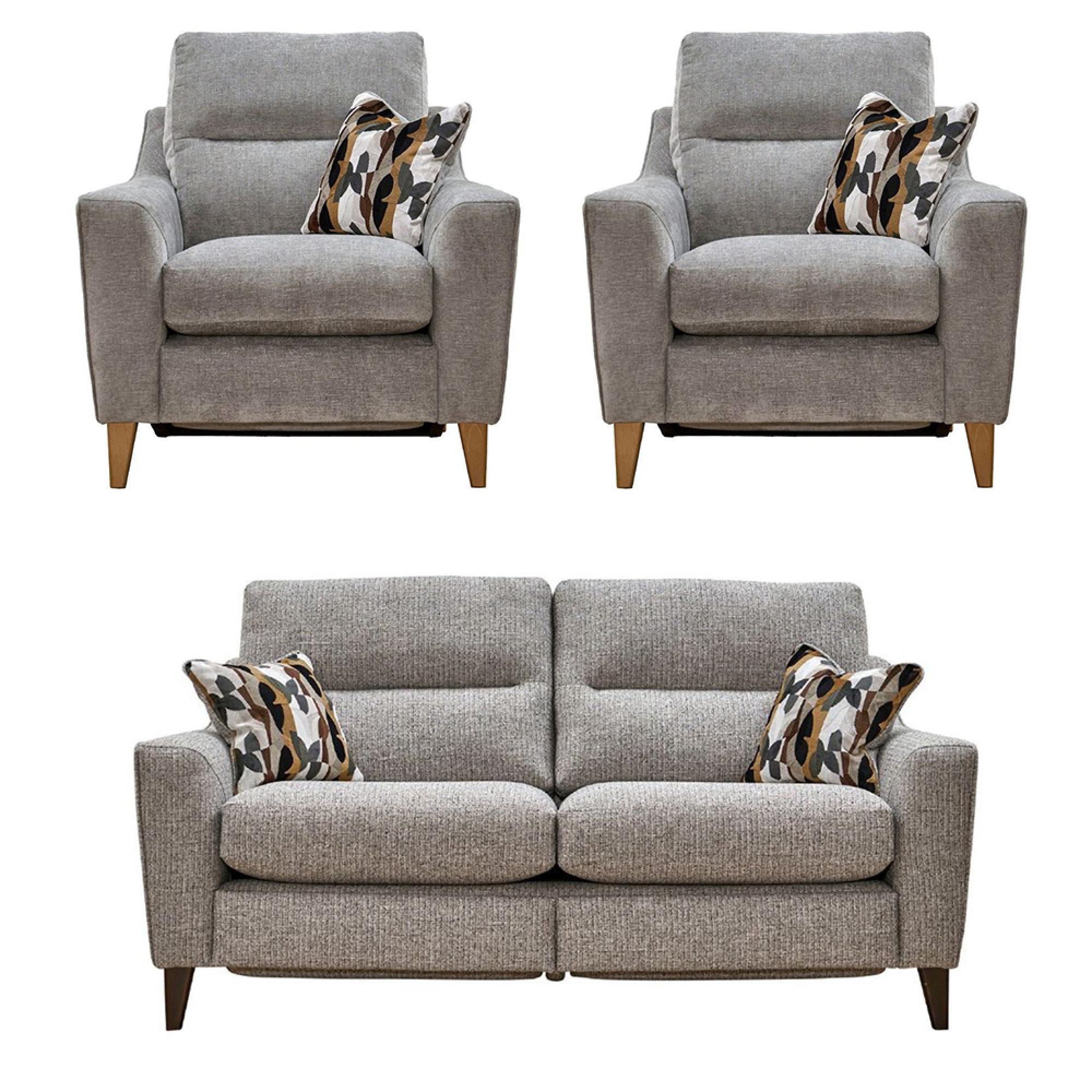 Buoyant Alice Fabric Sofa Set - 3+1+1 Seater - Variation Available