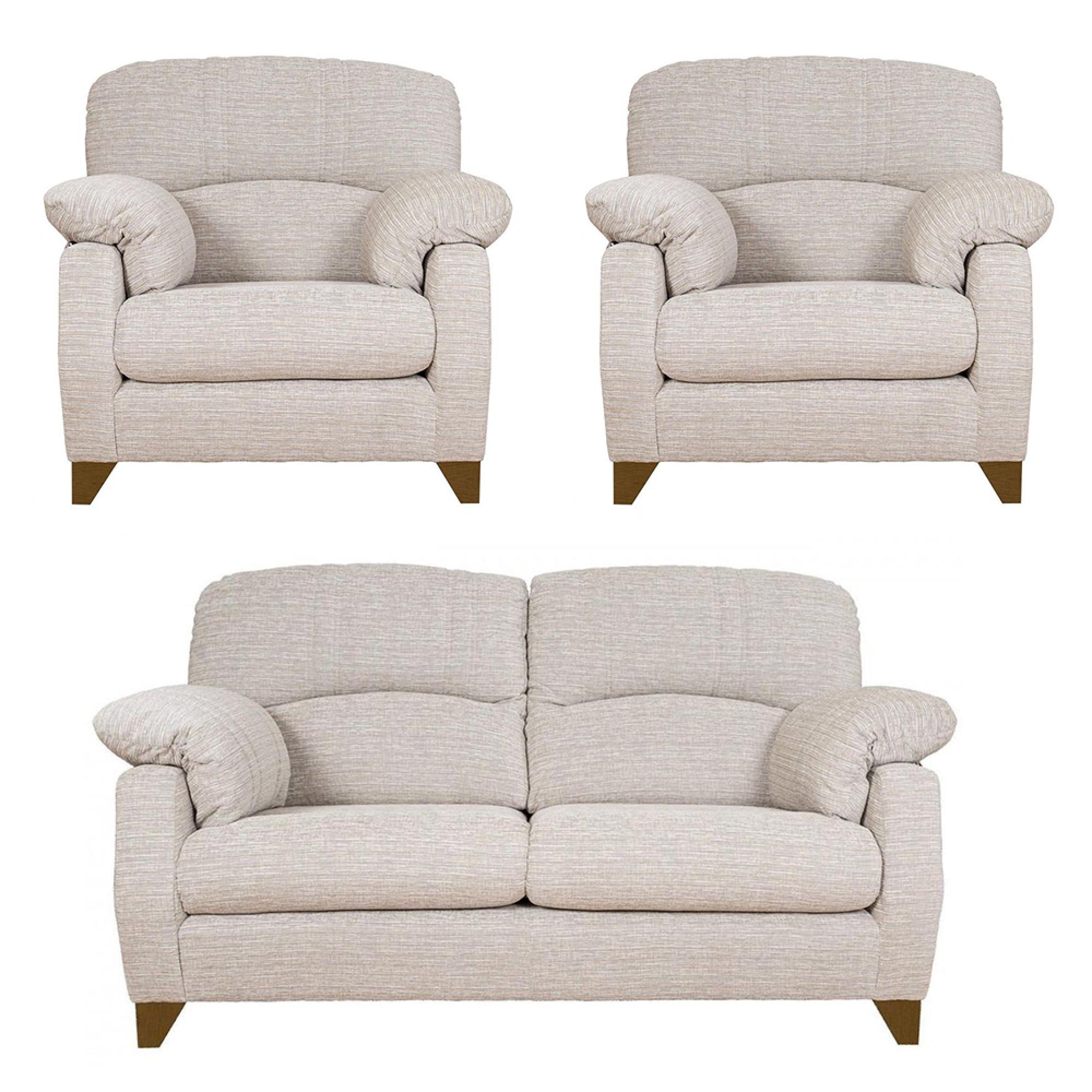 Buoyant Austin Fabric Sofa Set - 2+1+1 Seater - Variation Available