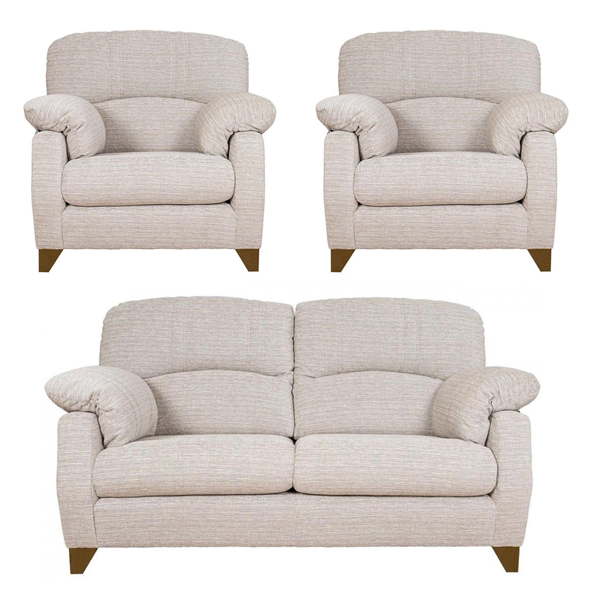 Buoyant Austin Fabric Sofa Set - 3+1+1 Seater - Variation Available