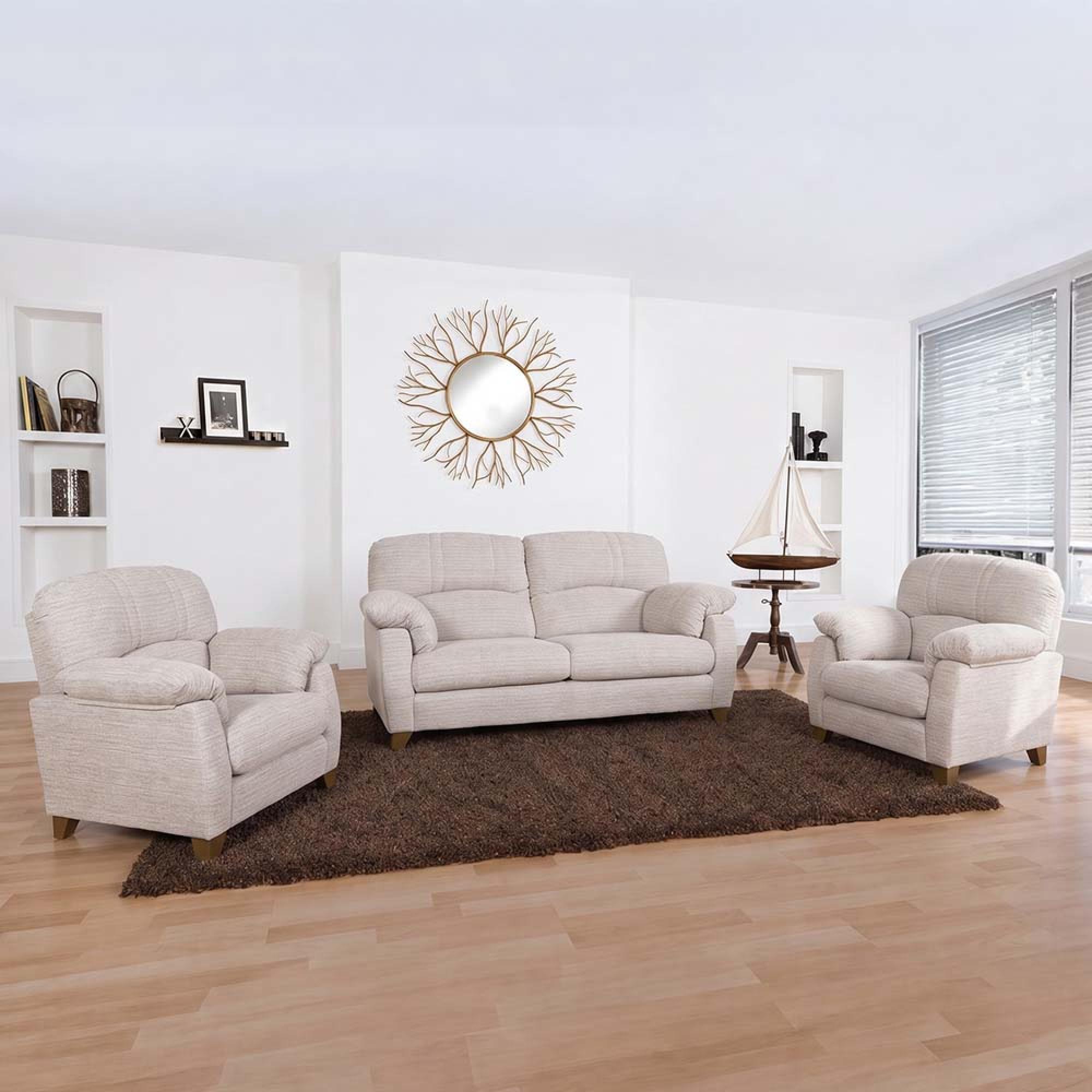 Buoyant Austin Fabric Sofa Set - 2+1+1 Seater - Variation Available