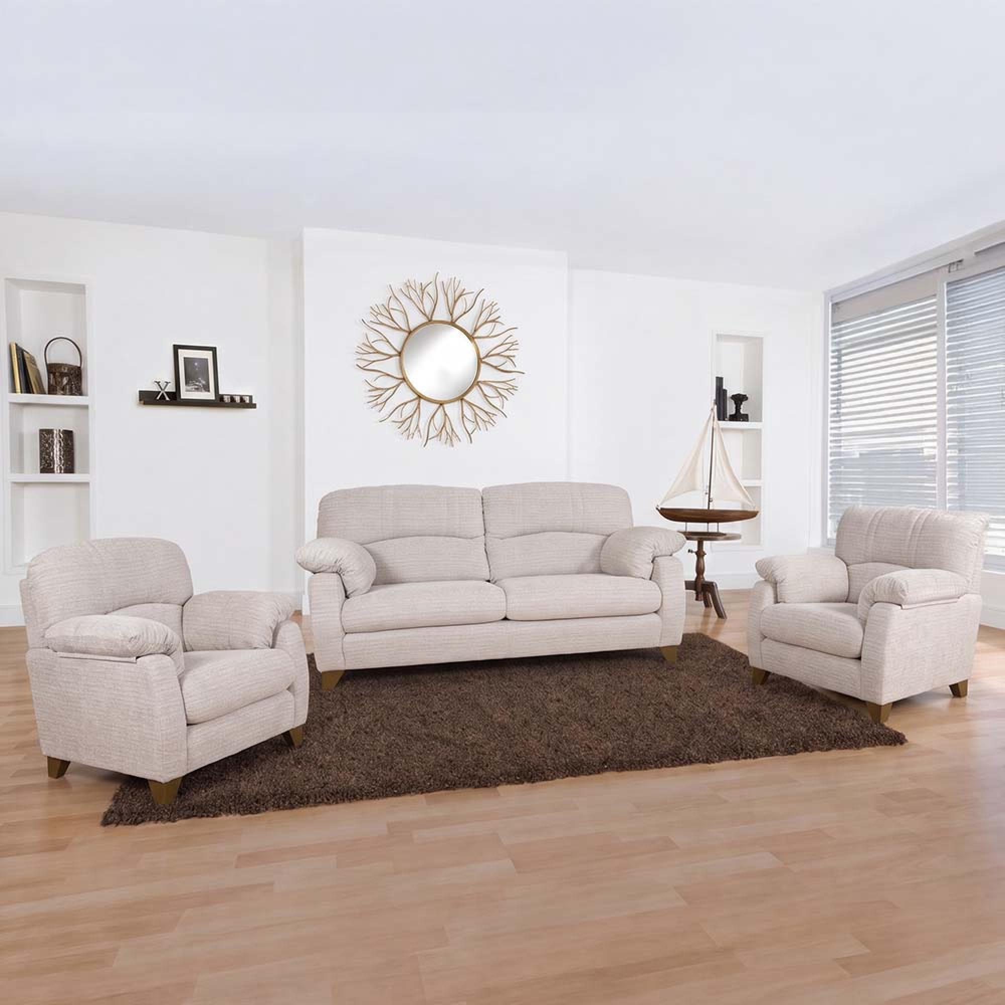 Buoyant Austin Fabric Sofa Set - 3+1+1 Seater - Variation Available