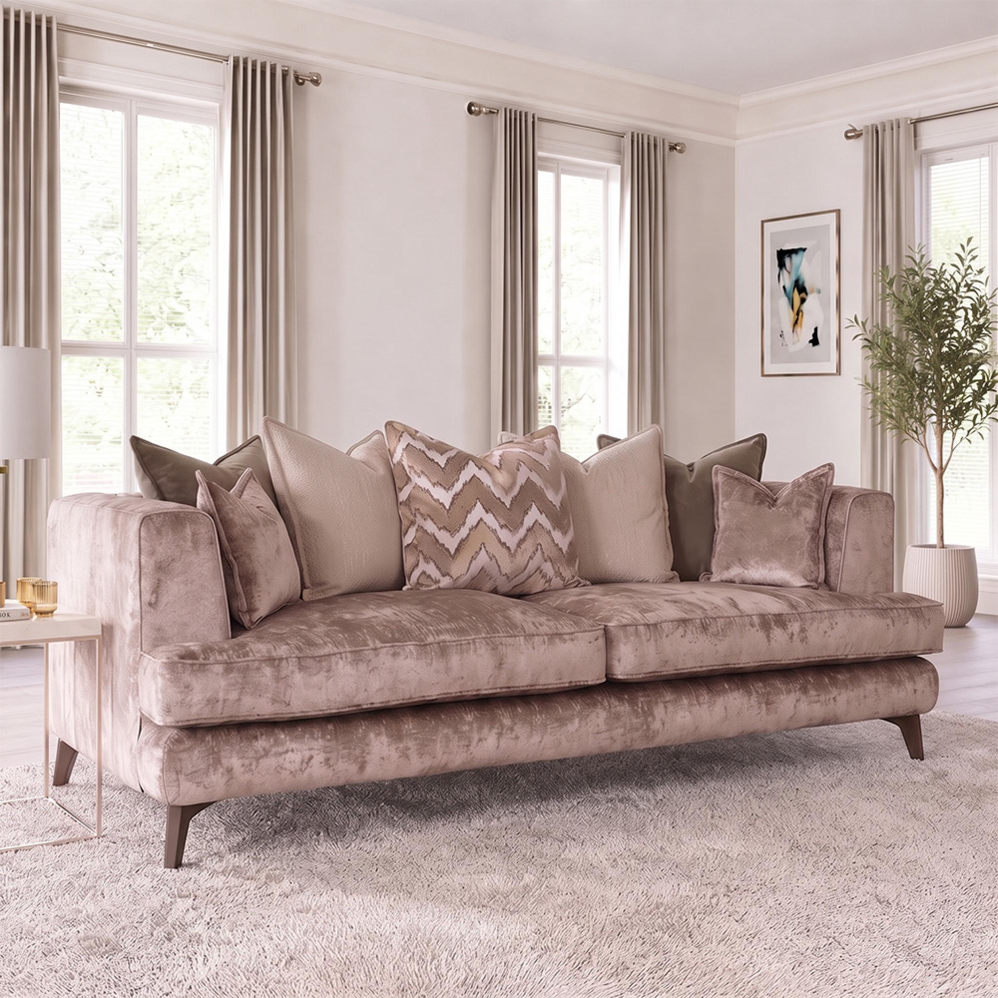 Buoyant Cancun Fabric Sofa - 4 Seater - Variation Available