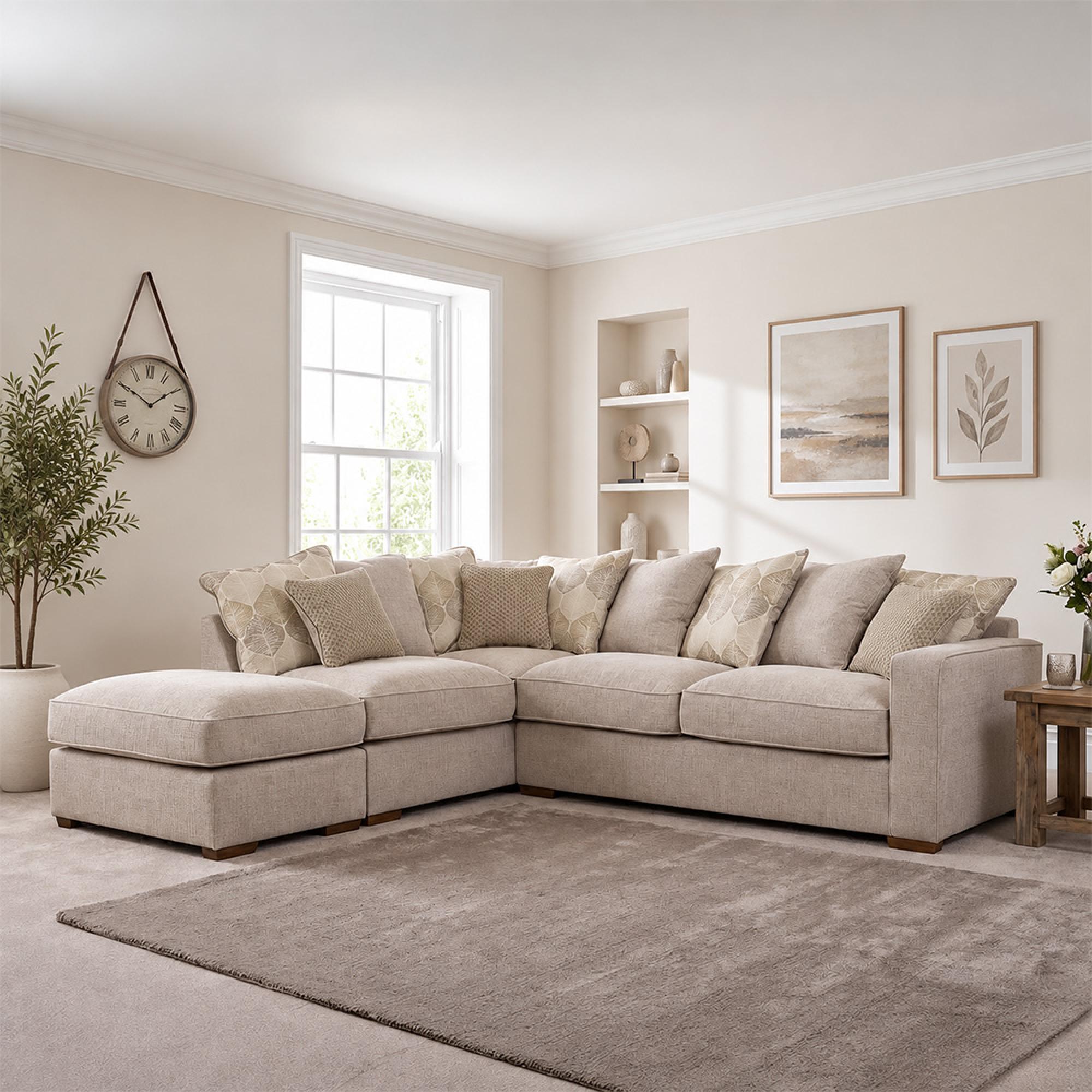 Buoyant Chicago Fabric Corner Sofa - FST/LFC/RH2 - Variation Available