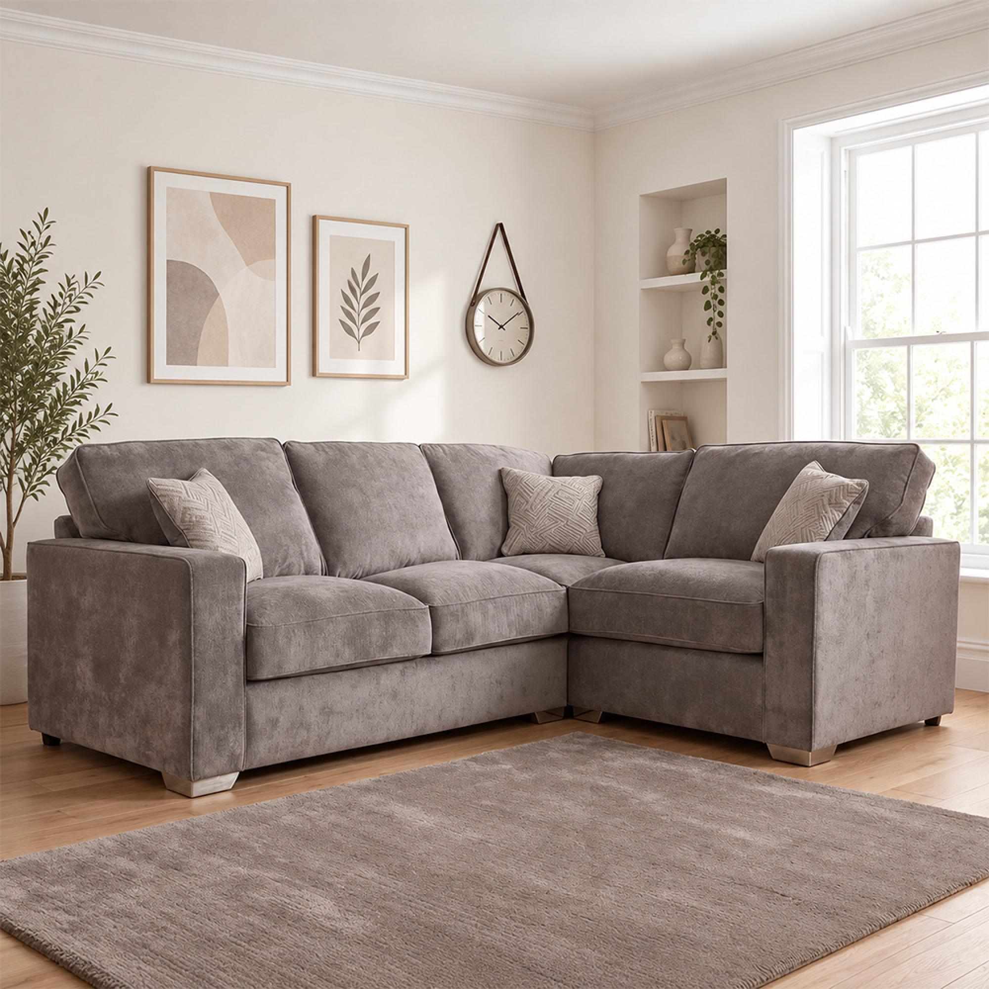 Buoyant Chicago Fabric Corner Sofa - LH2/COR/RH1 - Variation Available
