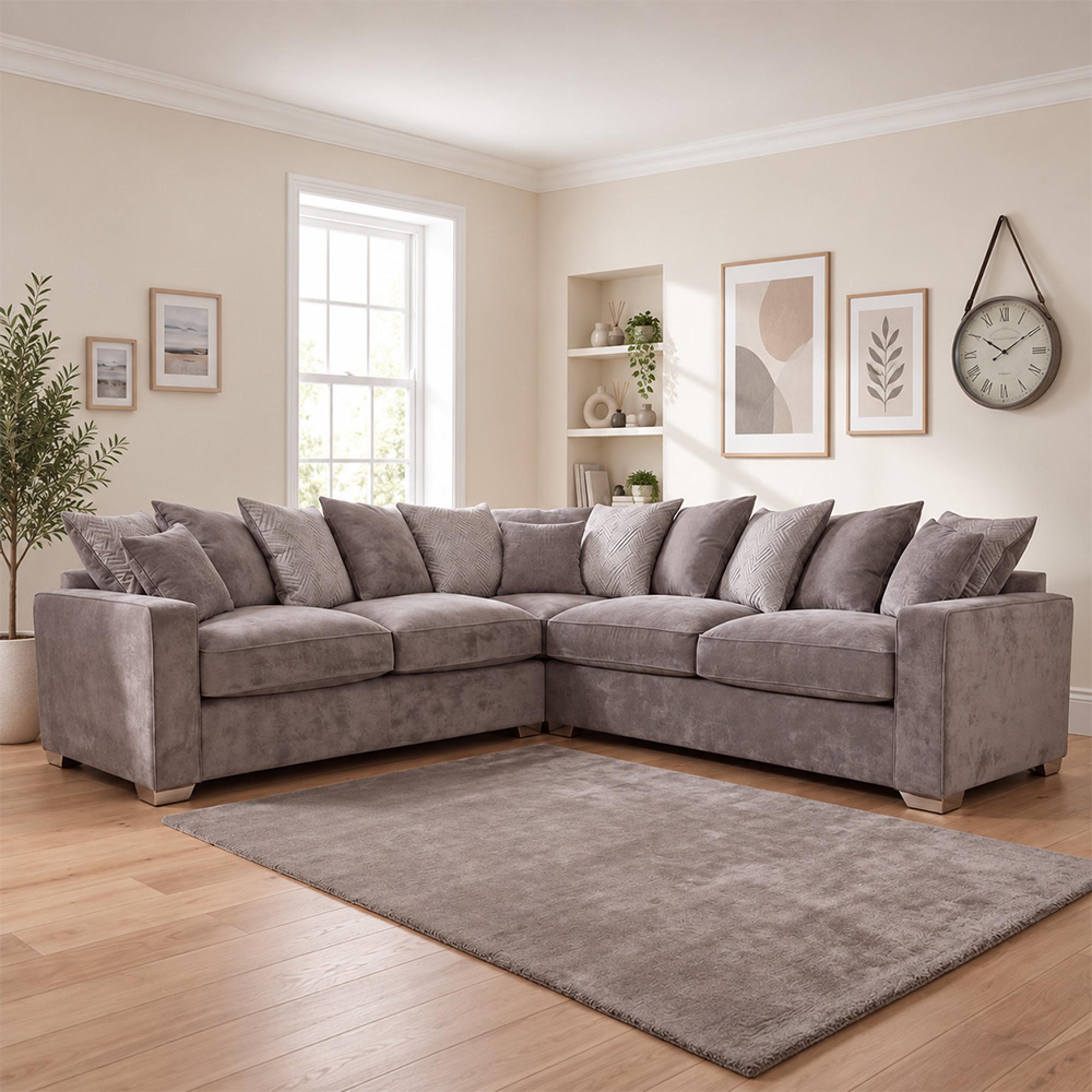 Buoyant Chicago Fabric Corner Sofa - LH2/COR/RH2 - Variation Available
