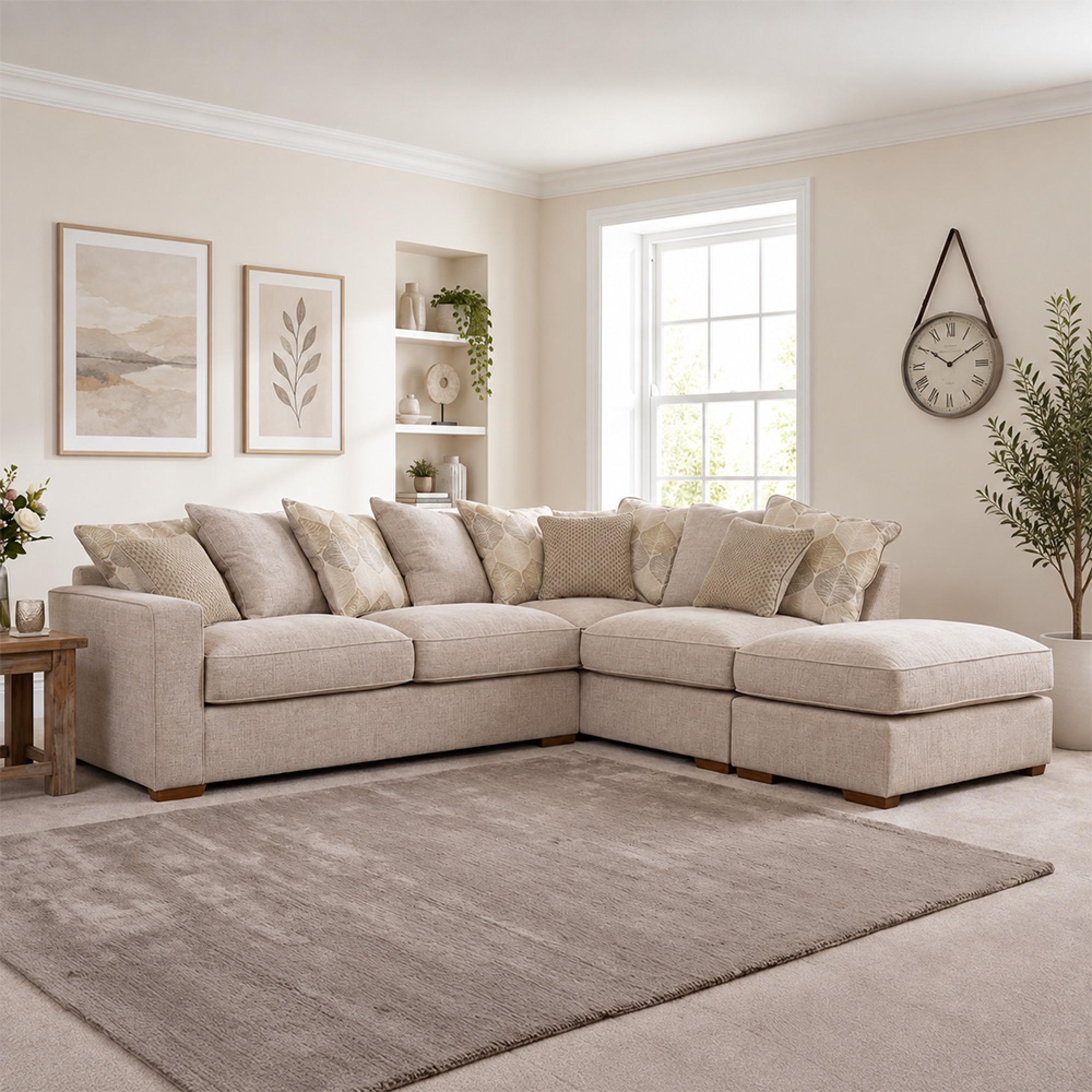 Buoyant Chicago Fabric Corner Sofa - LH2/RFC/FST - Variation Available