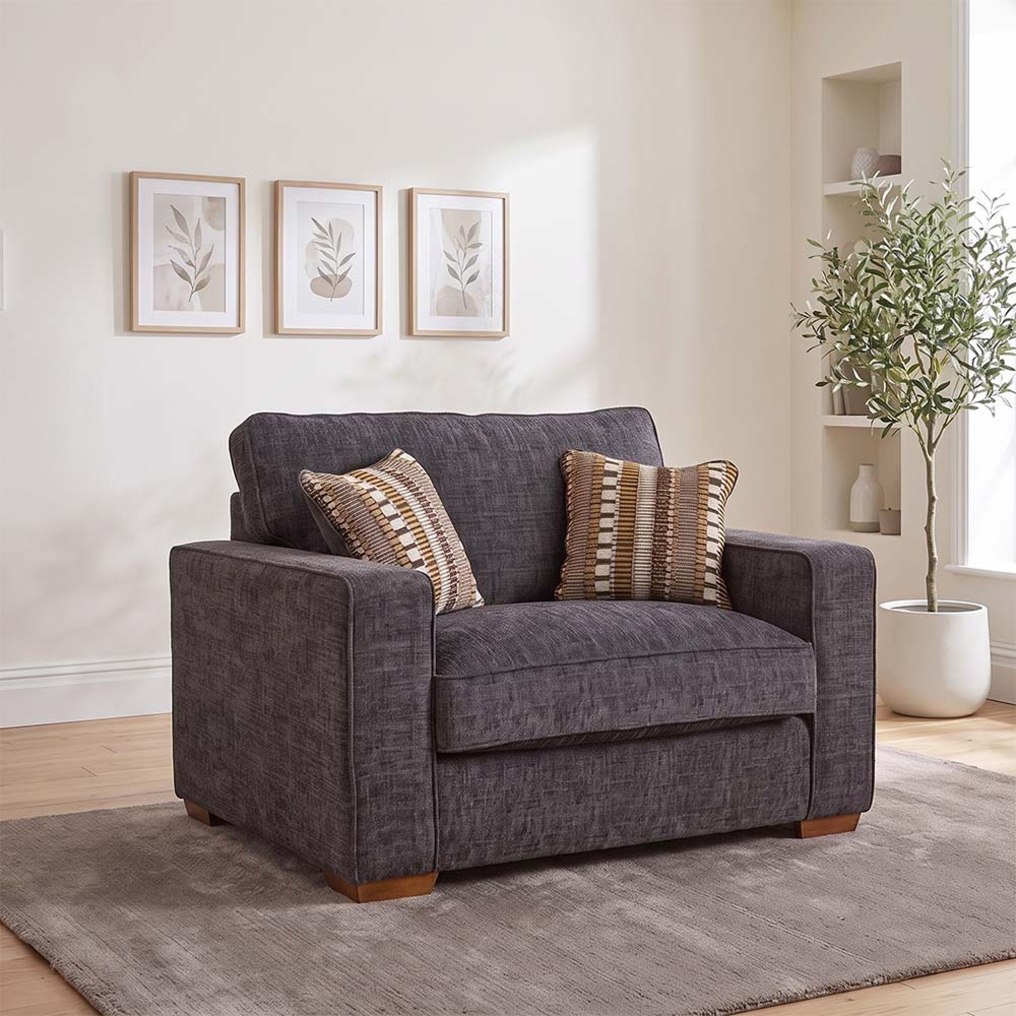 Buoyant Chicago Fabric Love Chair - Variation Available
