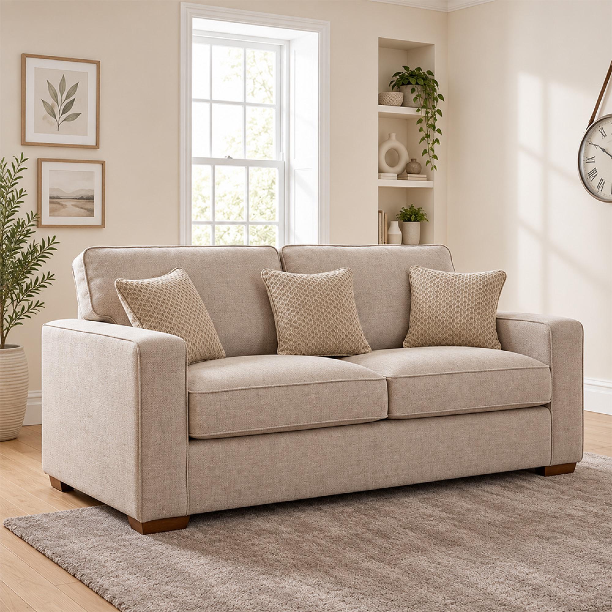 Buoyant Chicago Fabric Sofa - 3 Seater - Variation Available
